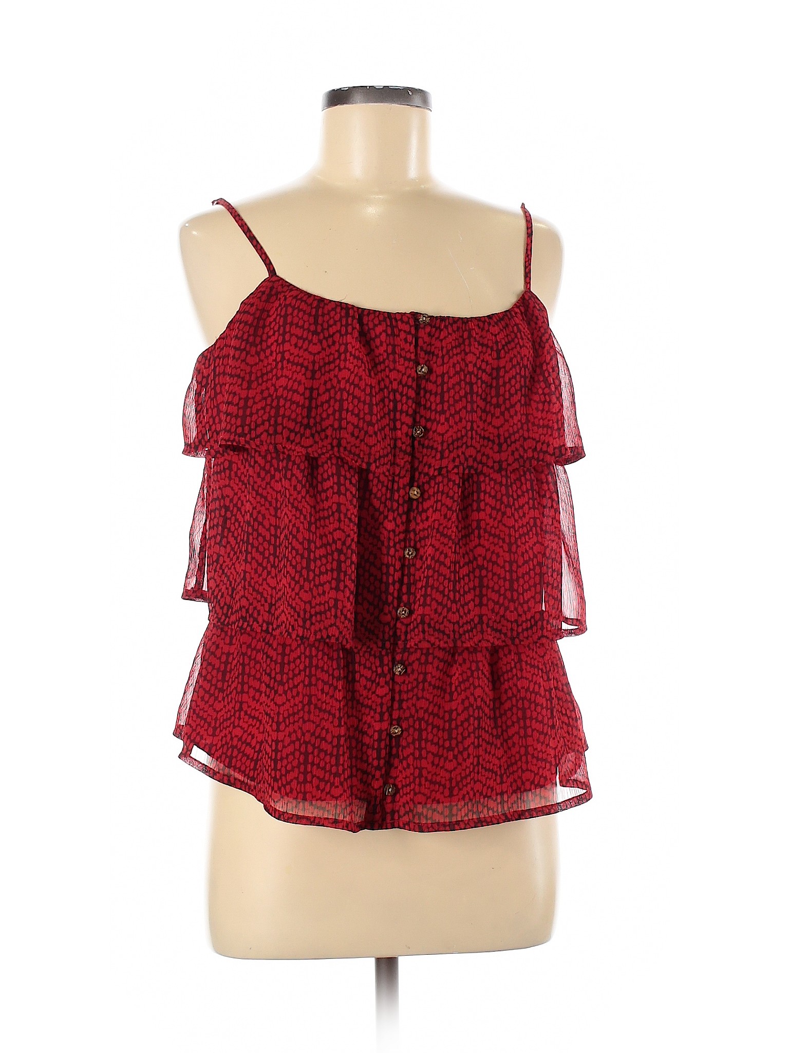 A.n.a. A New Approach Women Red Sleeveless Blouse M | eBay