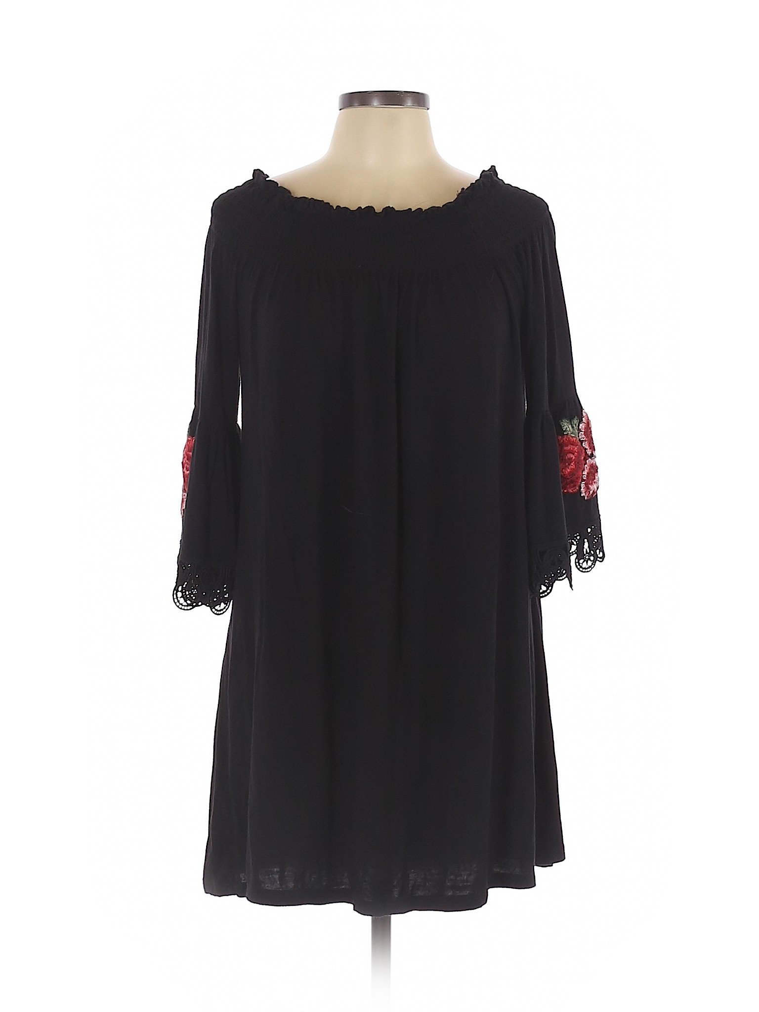 Lapis Women Black Casual Dress L | eBay