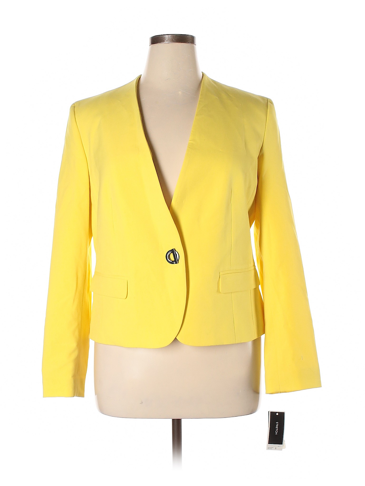 NWT Nine West Women Yellow Blazer 14 | eBay