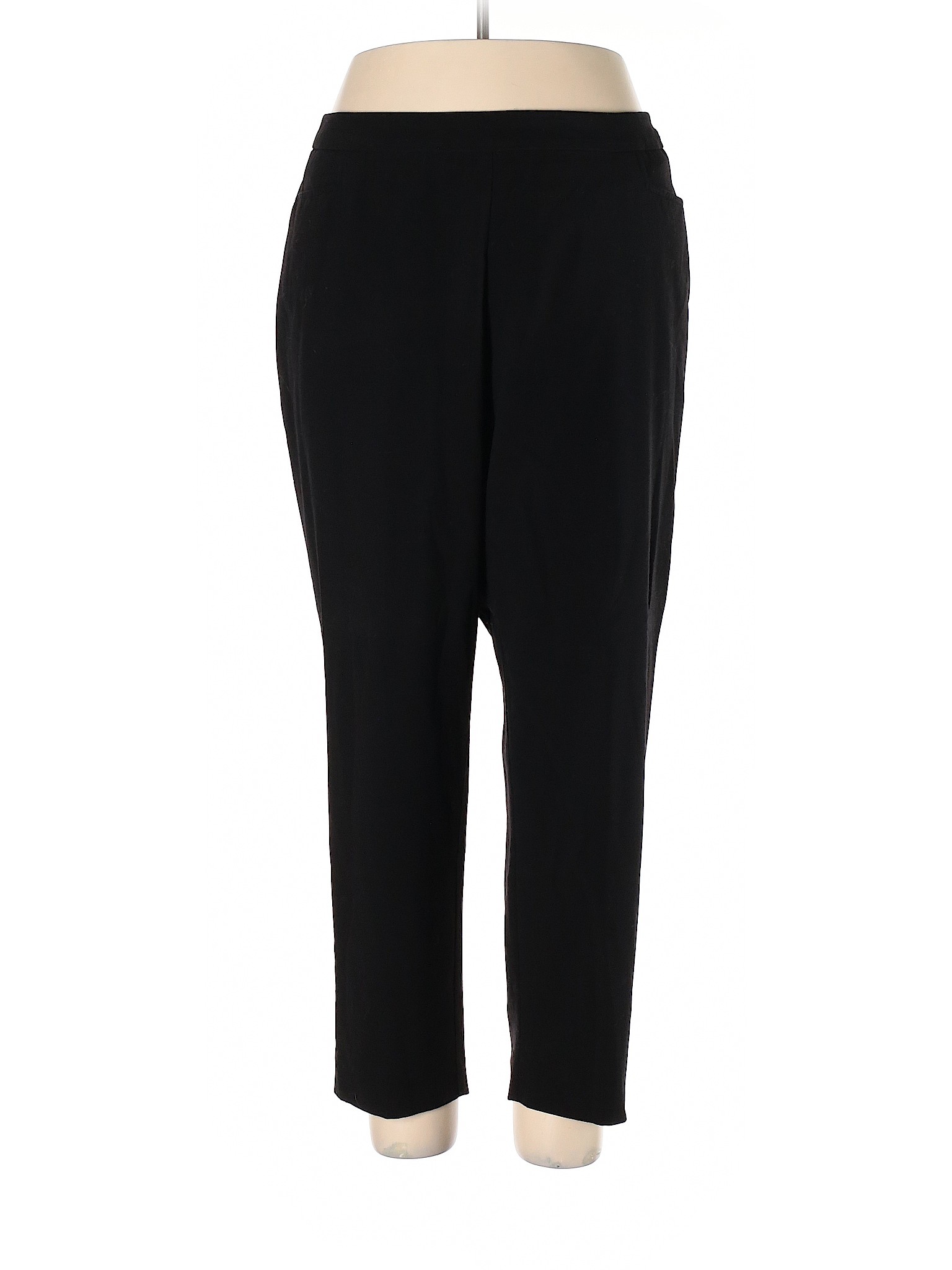 Roz & Ali Women Black Dress Pants 16 | eBay