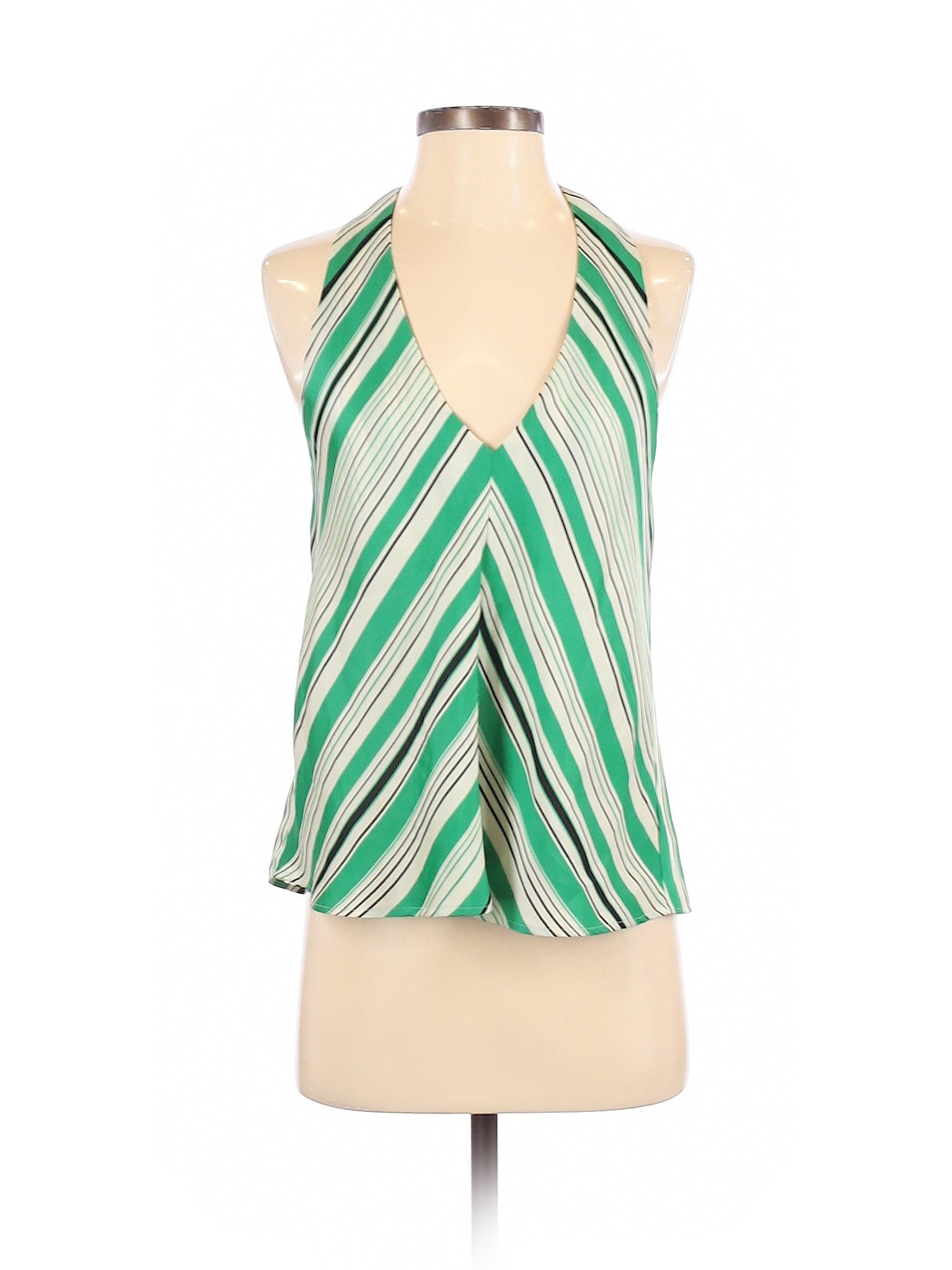 Zara Women Green Sleeveless Blouse XS | eBay