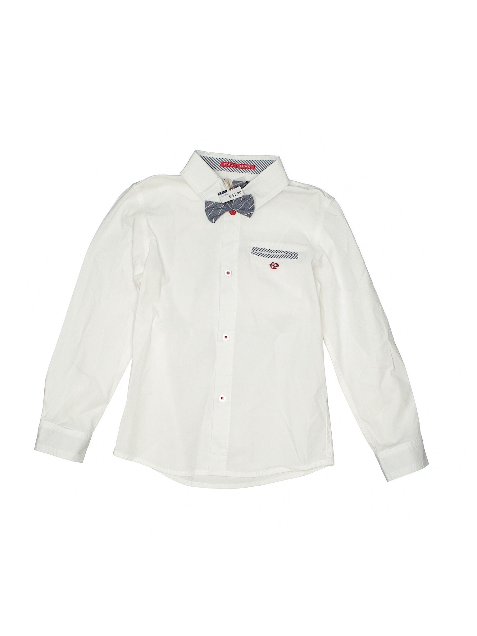 NWT Assorted Brands Boys White Long Sleeve ButtonDown Shirt 5 eBay
