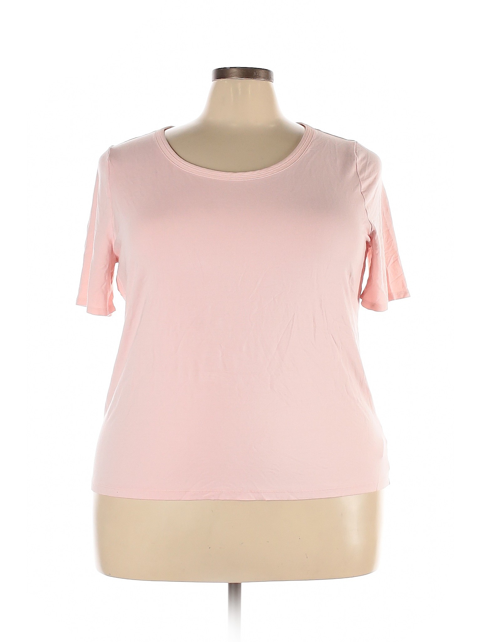 Talbots Women Pink Short Sleeve T-Shirt 3X Plus | eBay