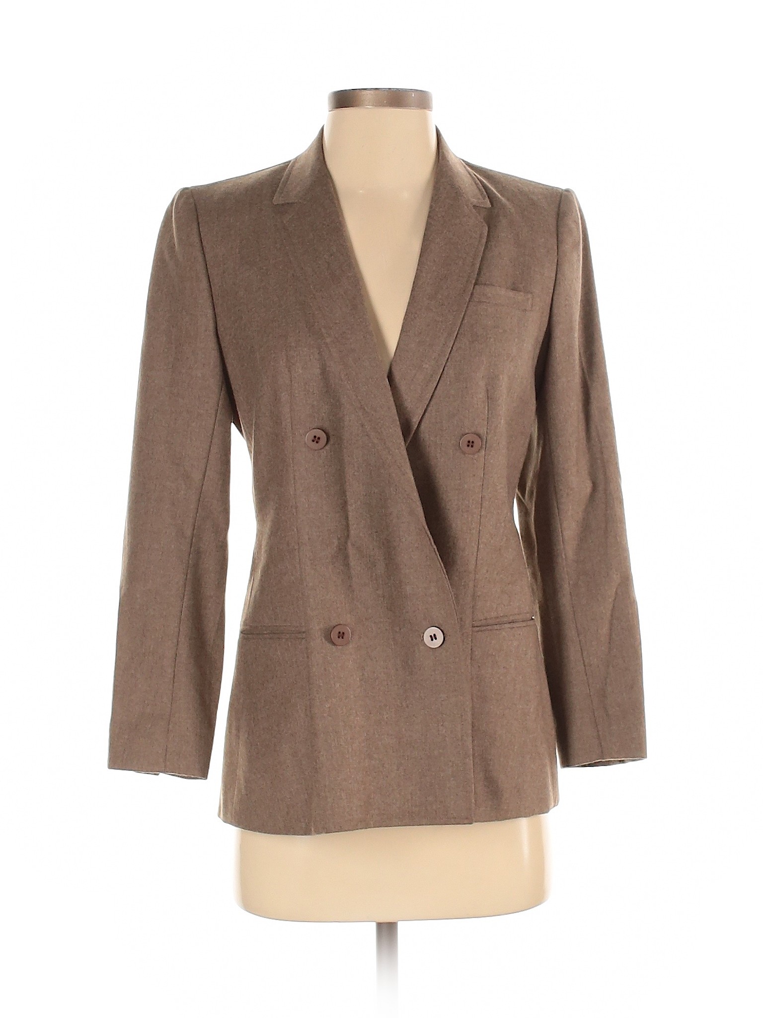 Harve Benard Women Brown Wool Blazer 4 | eBay