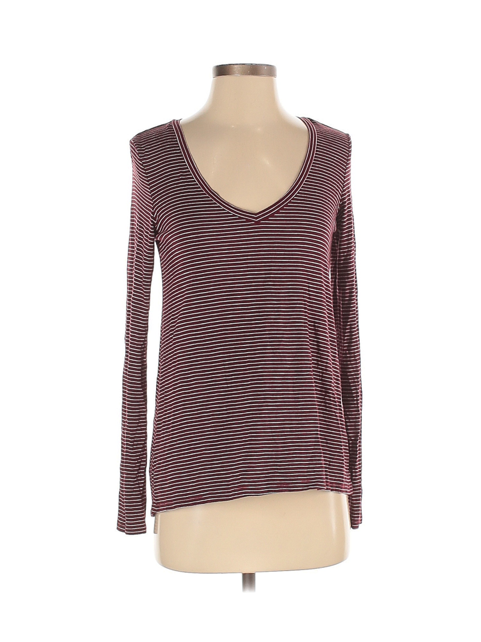 American Eagle Outfitters Women Red Long Sleeve Top XS | eBay