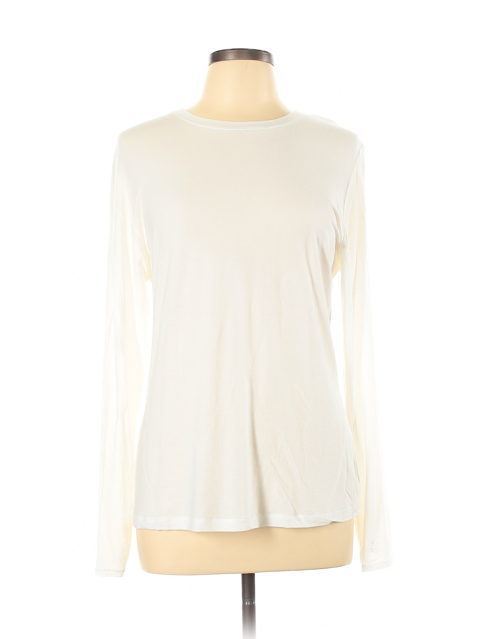 Cuddl Duds Women Ivory Long Sleeve T-Shirt XL | eBay