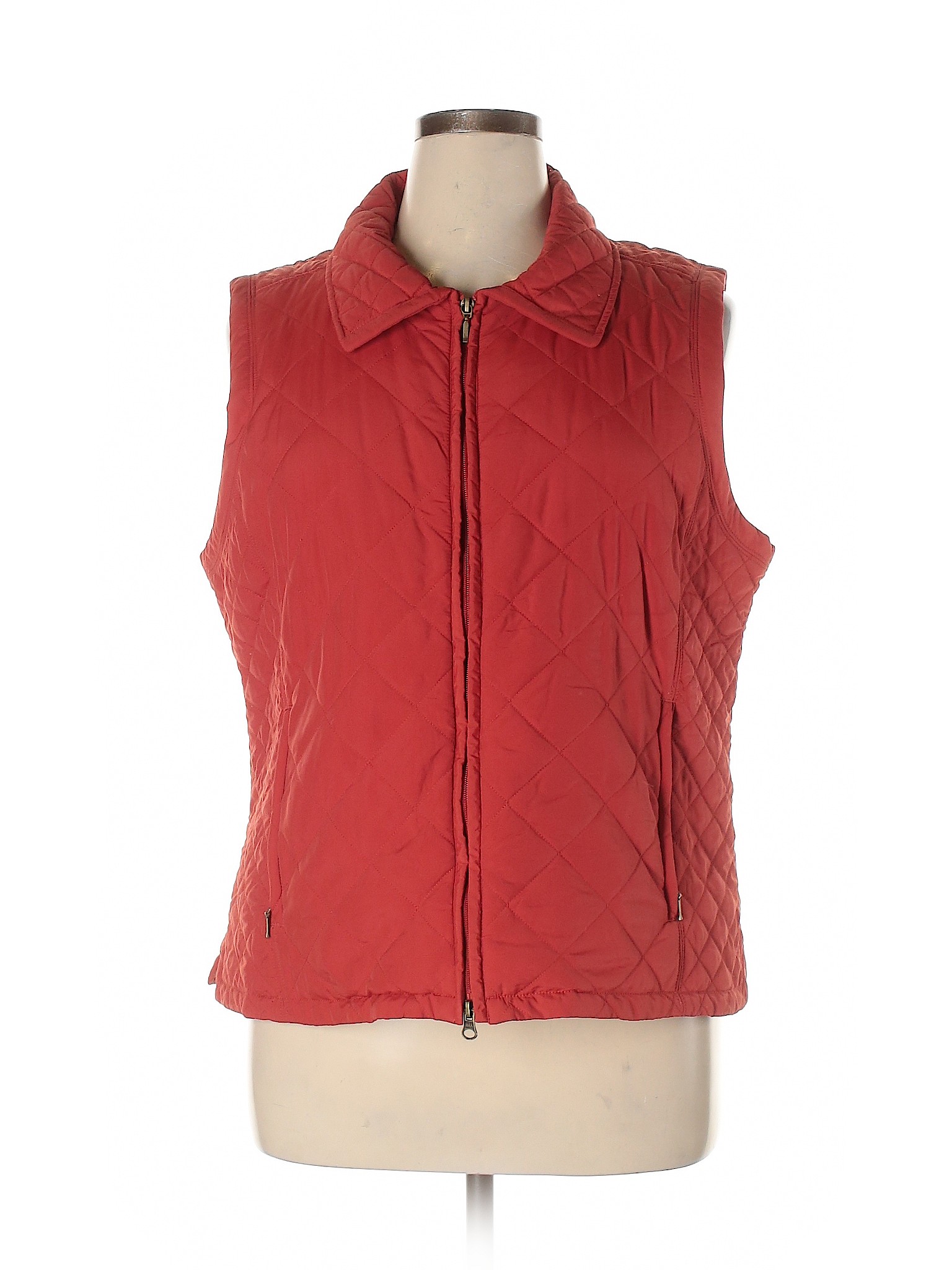 Croft & Barrow Women Red Vest XL | eBay