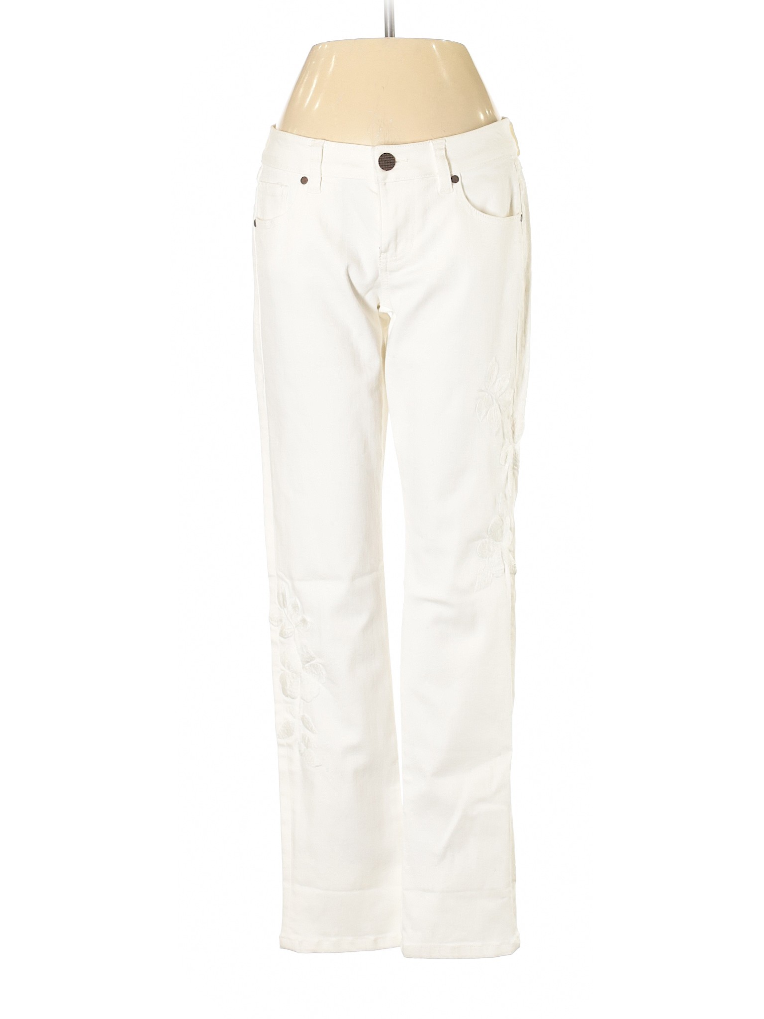 Cabi Women White Jeans 2 Ebay