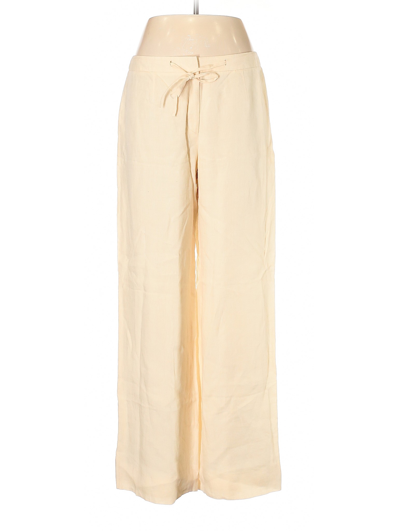 ivory linen pants