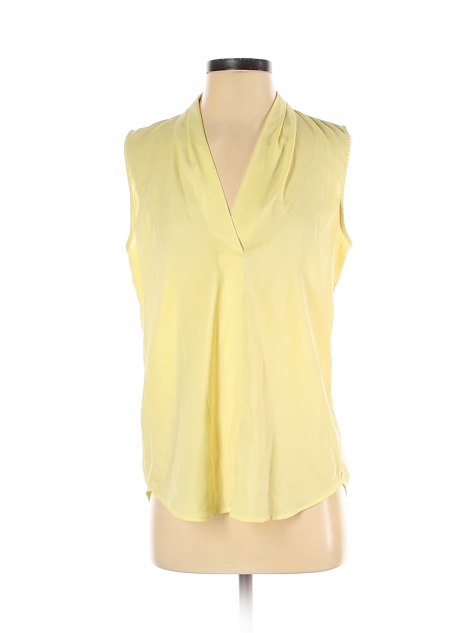 ann taylor yellow blouse