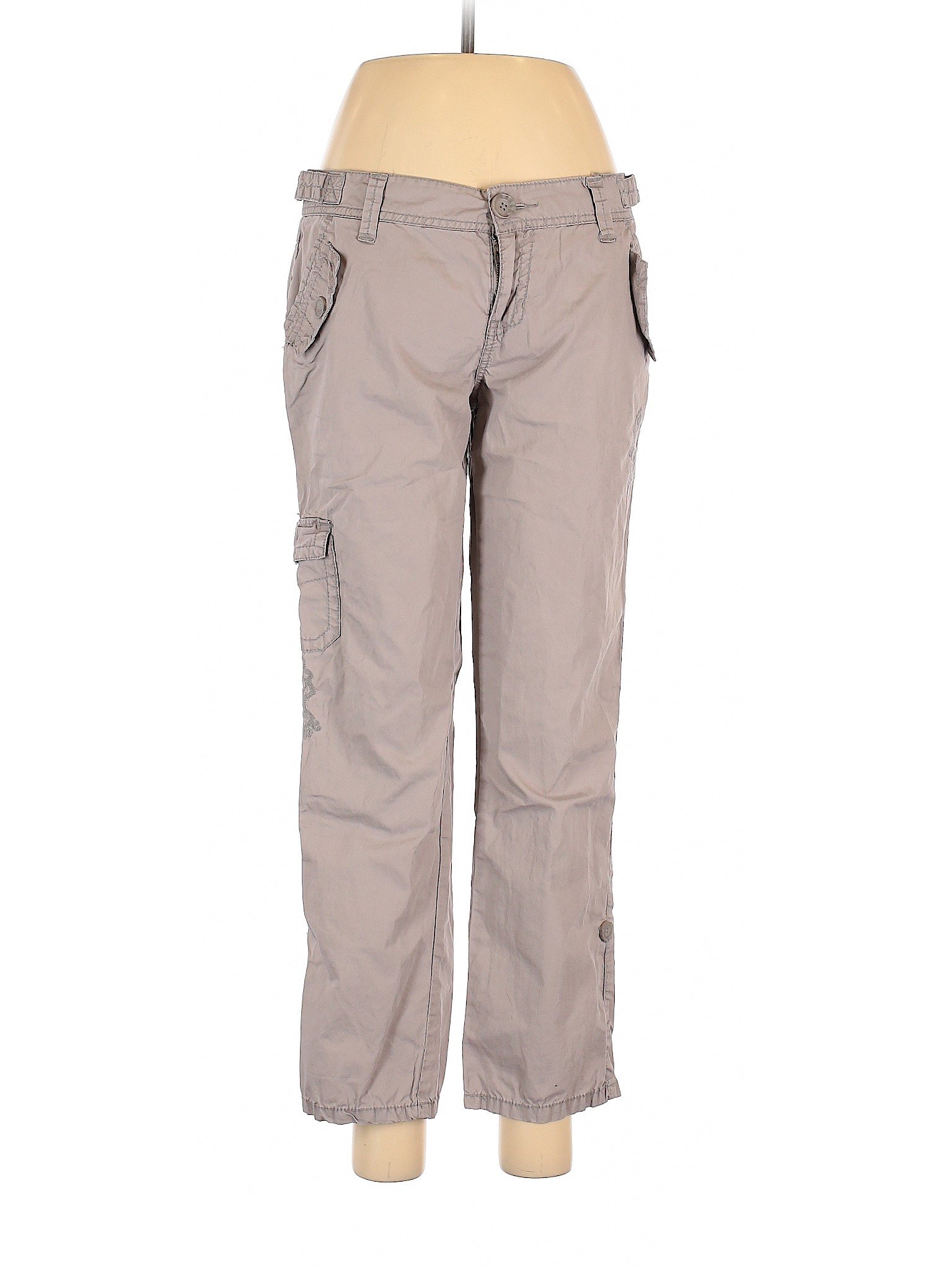 Aeropostale 100% Cotton Gray Cargo Pants Size 9 - 10 - 70% off | thredUP