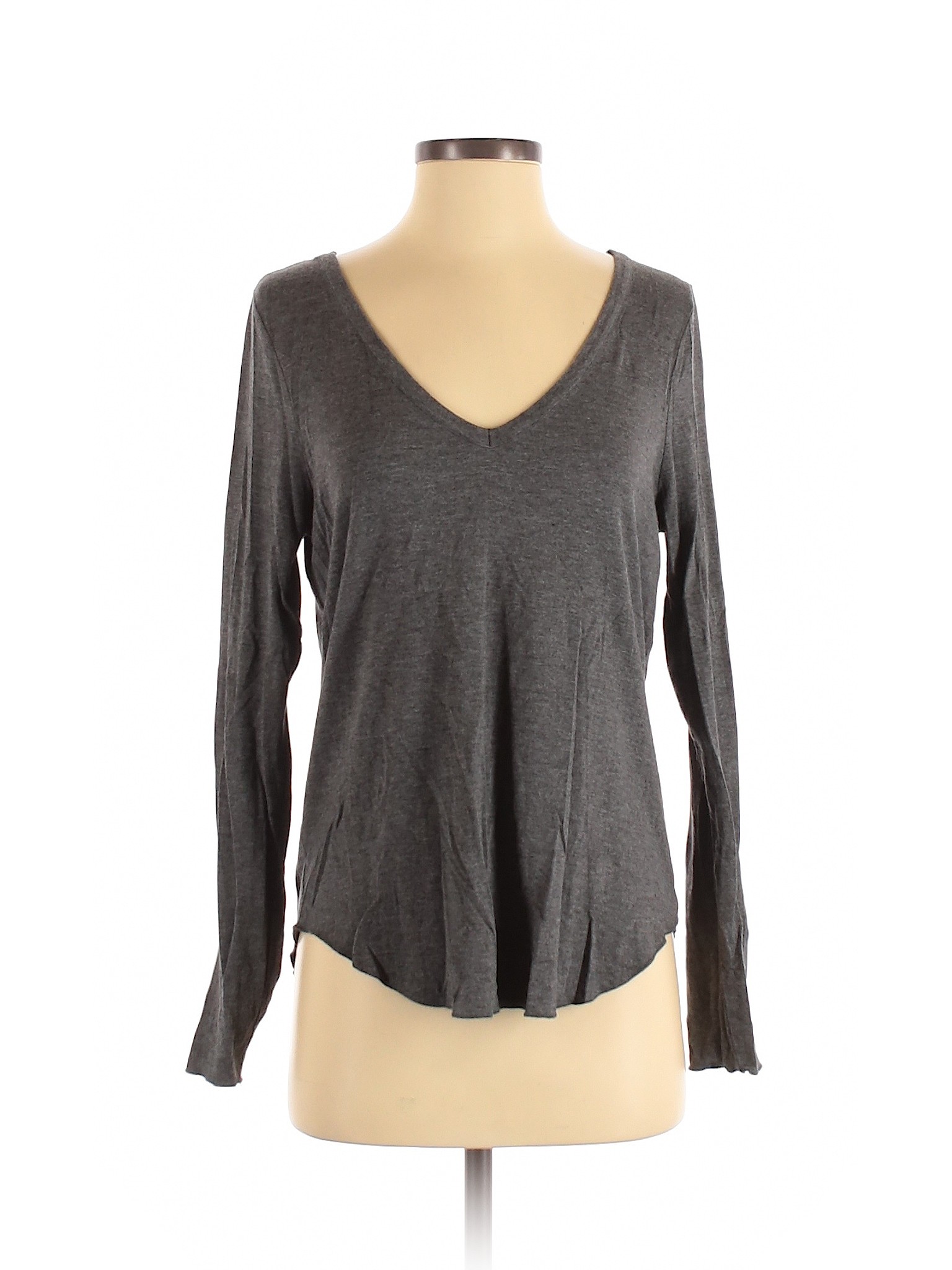 Assorted Brands Women Gray Long Sleeve Top S | eBay