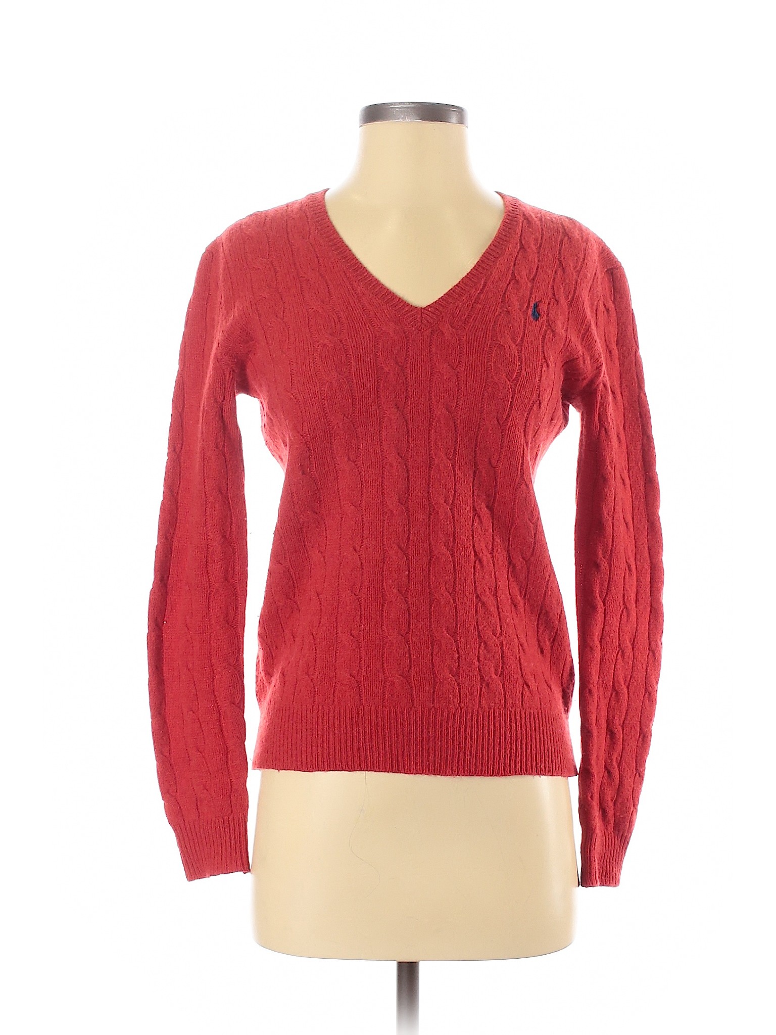 Polo by Ralph Lauren Women Red Wool Pullover Sweater S | eBay