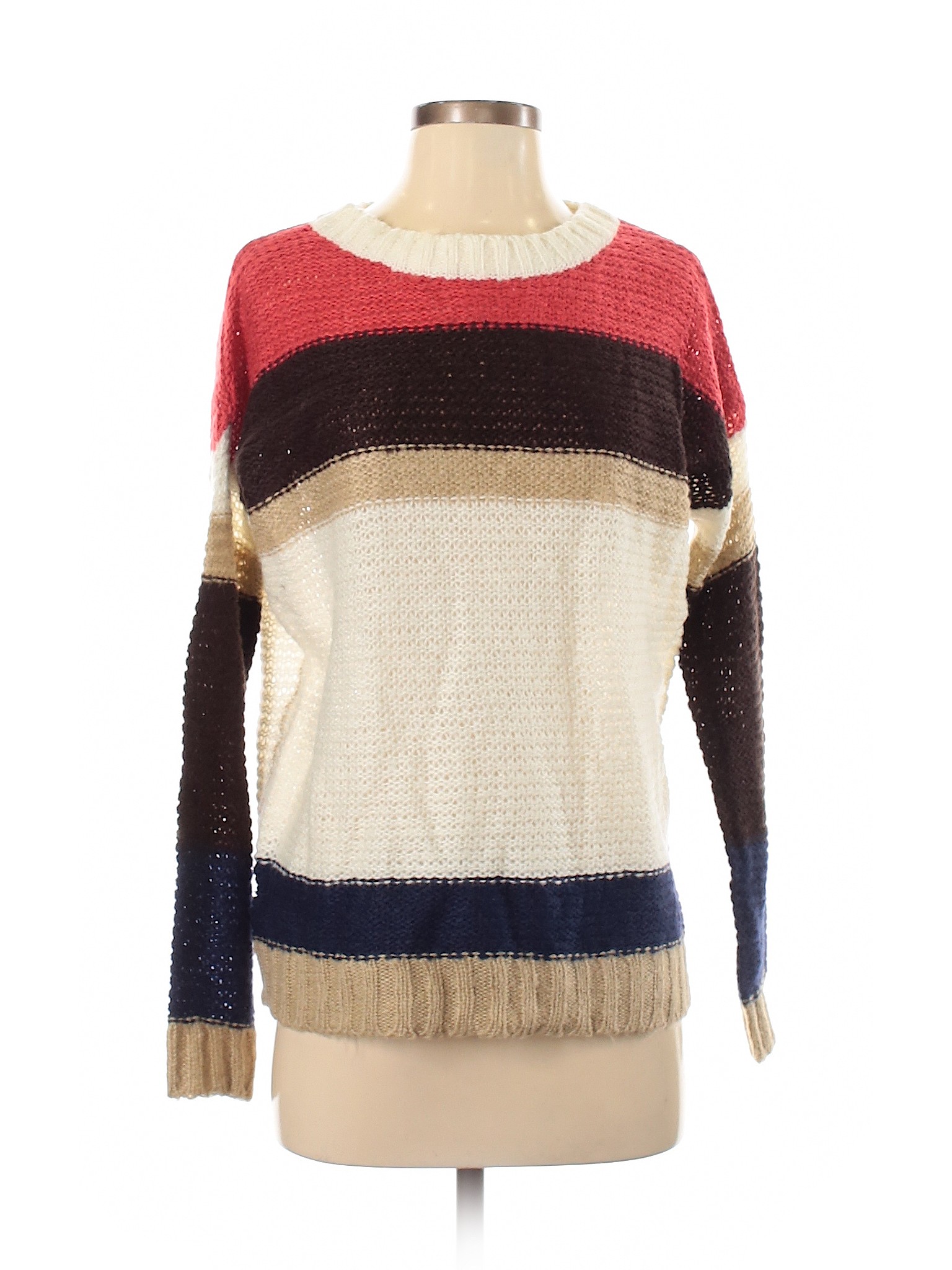 Ambiance Apparel Women Ivory Pullover Sweater S | eBay