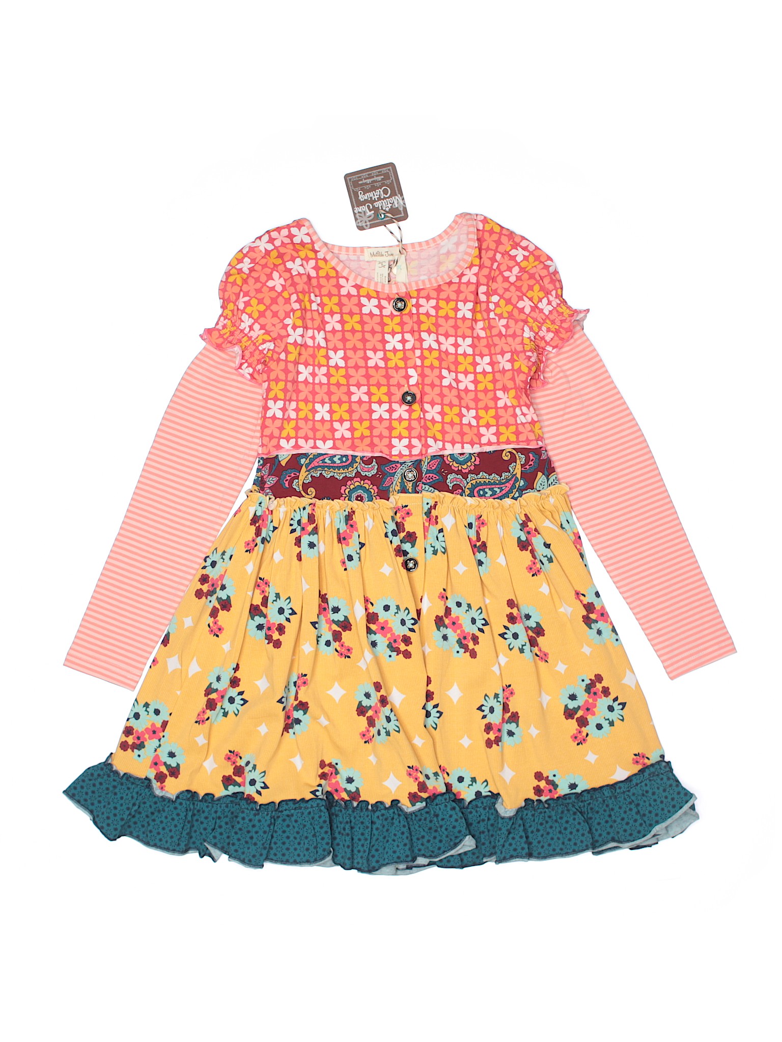 matilda jane yellow pinafore