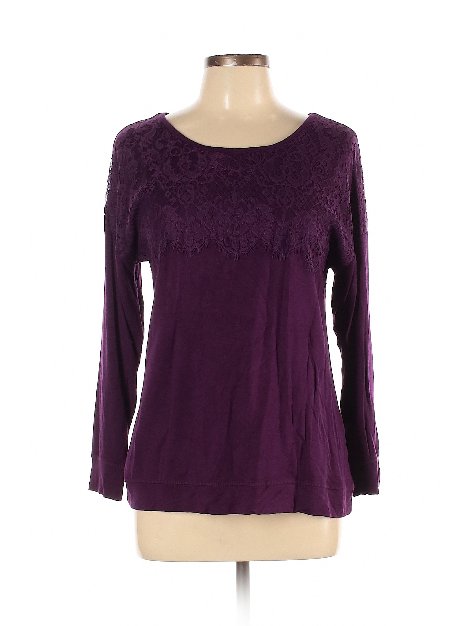 Westport Women Purple Long Sleeve Top L | eBay