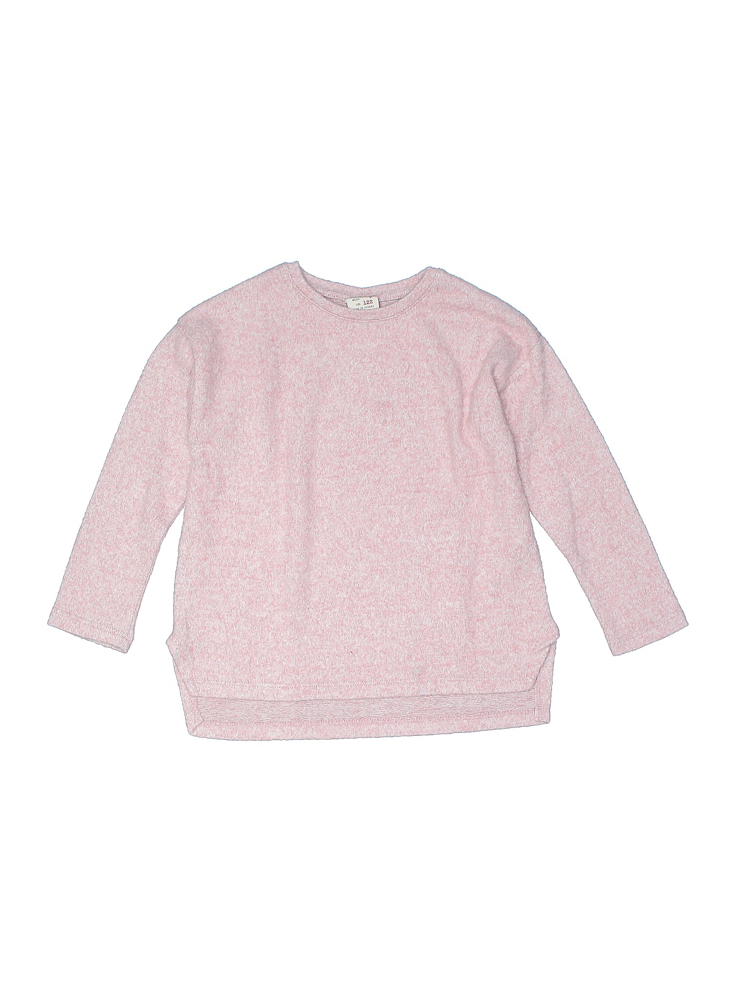 Zara Girls Pink Pullover Sweater 7 | eBay