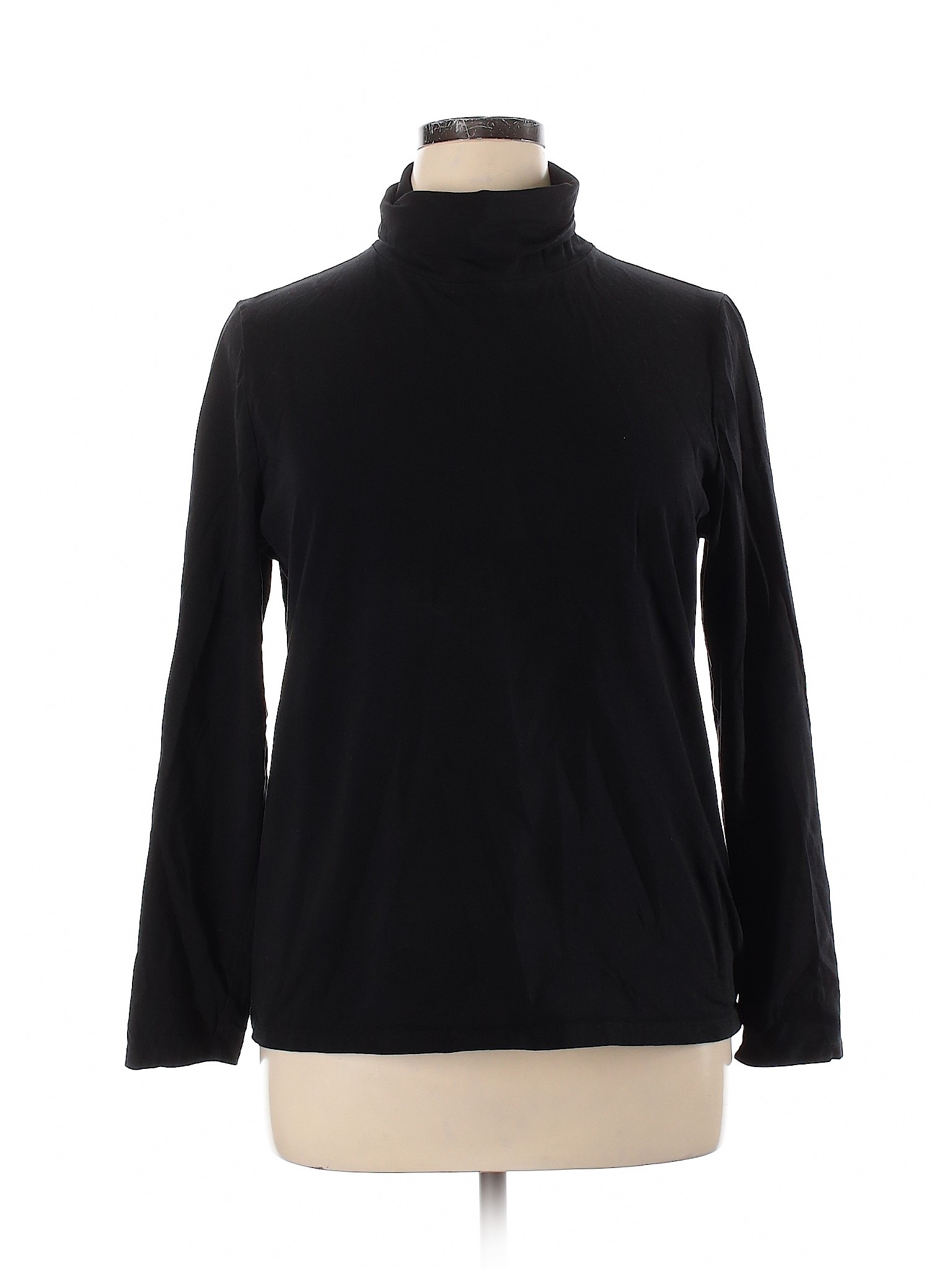 Talbots Women Black Long Sleeve Turtleneck XL | eBay