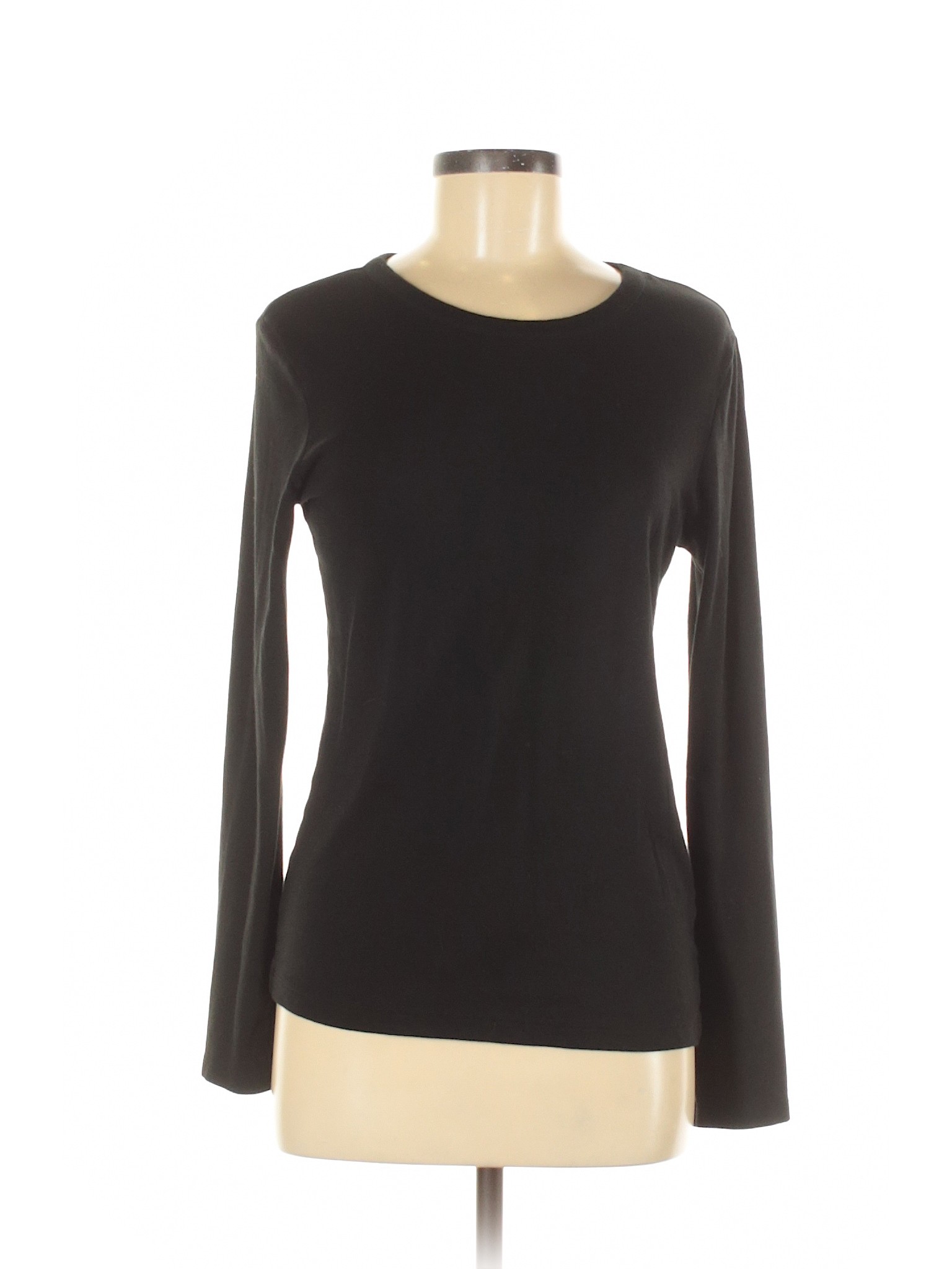 Jones & Co Women Black Long Sleeve T-Shirt M | eBay