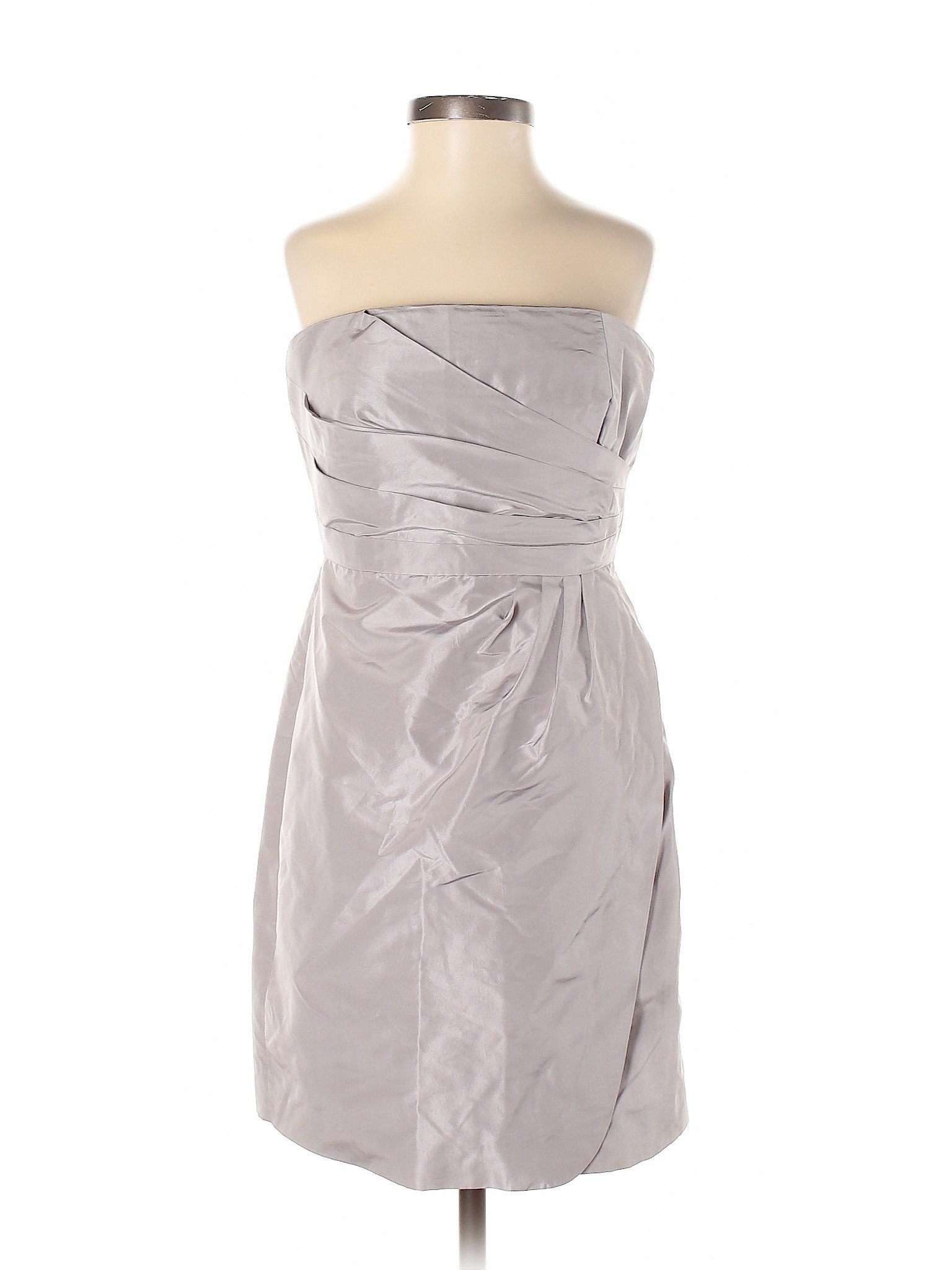J.Crew Women Gray Cocktail Dress 2 Petites | eBay