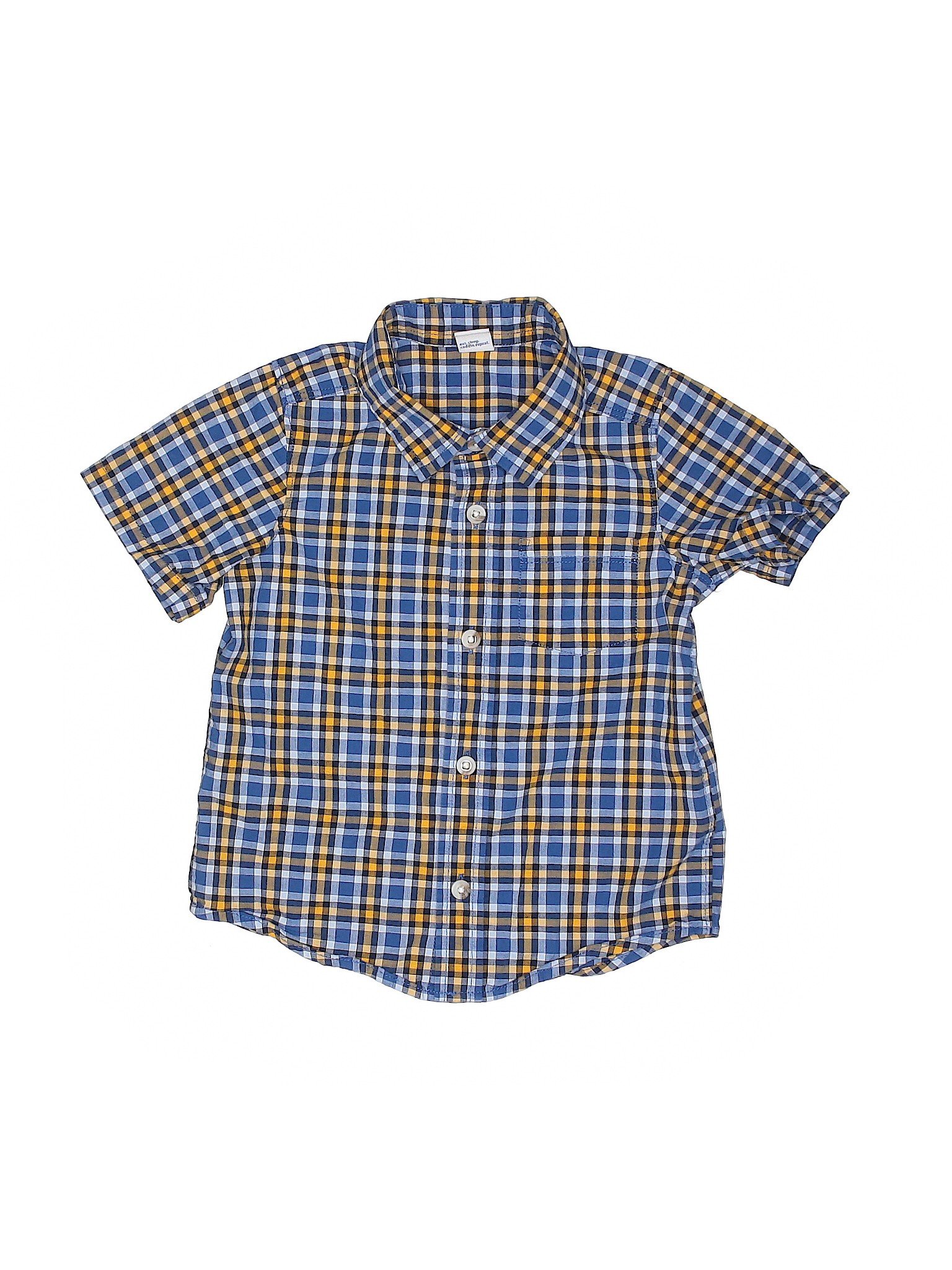 OshKosh B'gosh Boys Blue Short Sleeve Button-Down Shirt 2T | eBay