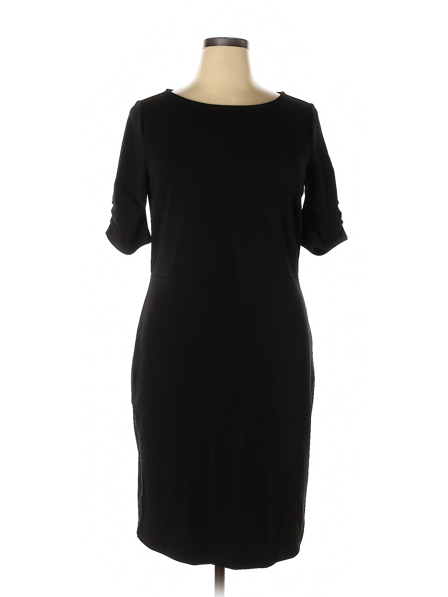 Ann Taylor Women Black Casual Dress 14 | eBay