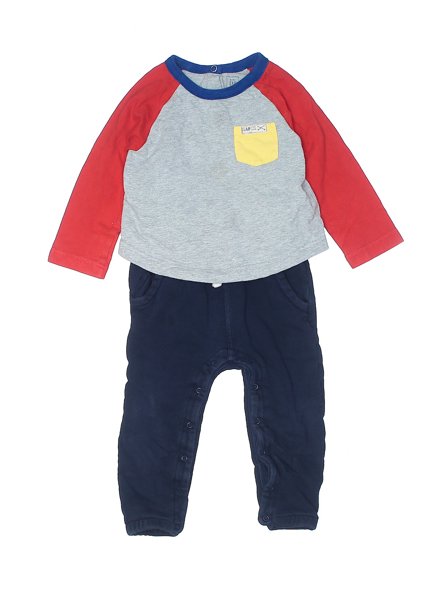 Baby Gap Boys Blue Long Sleeve Outfit 1824 Months eBay