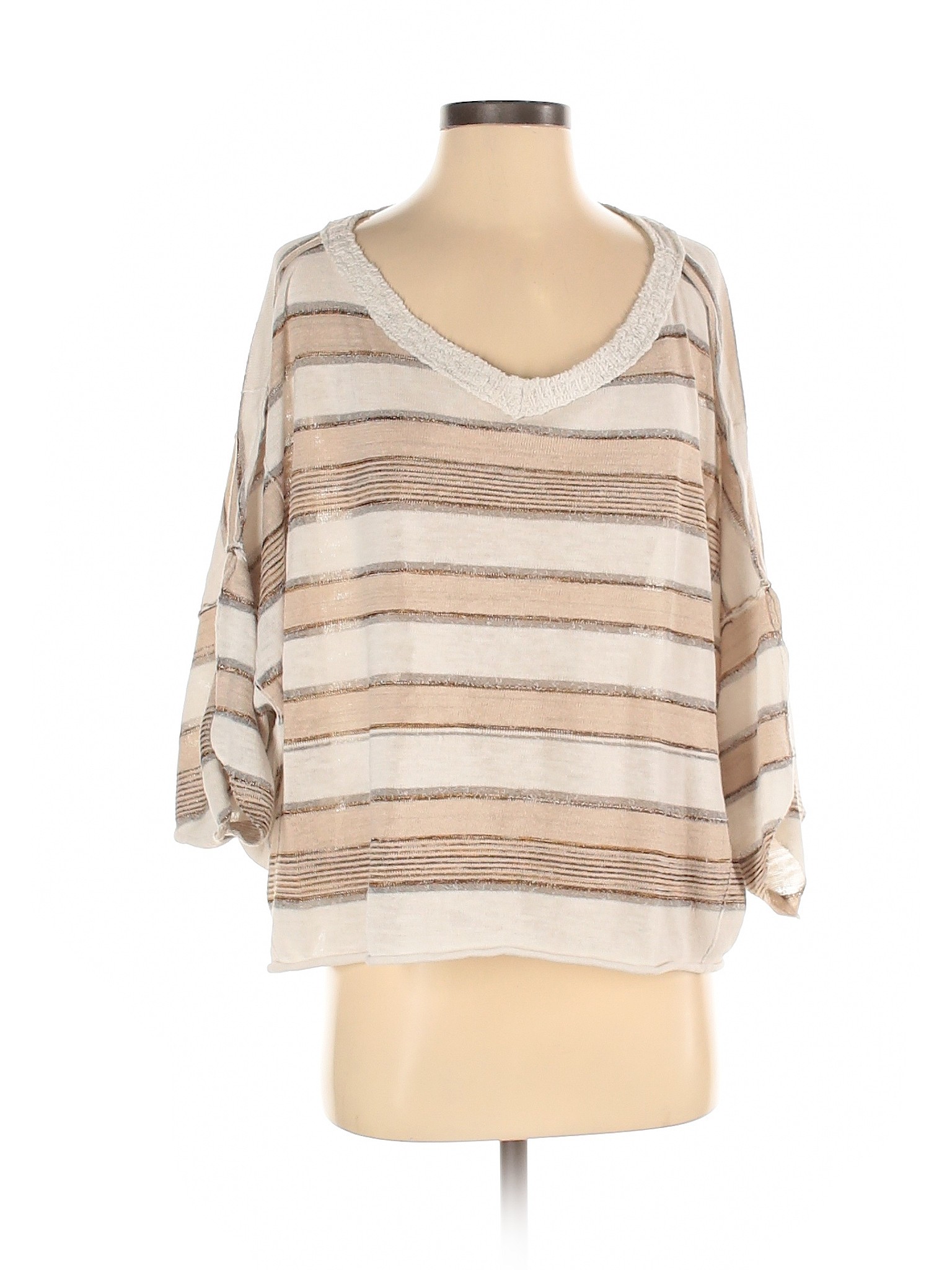 Free People Women Brown Pullover Sweater S | eBay