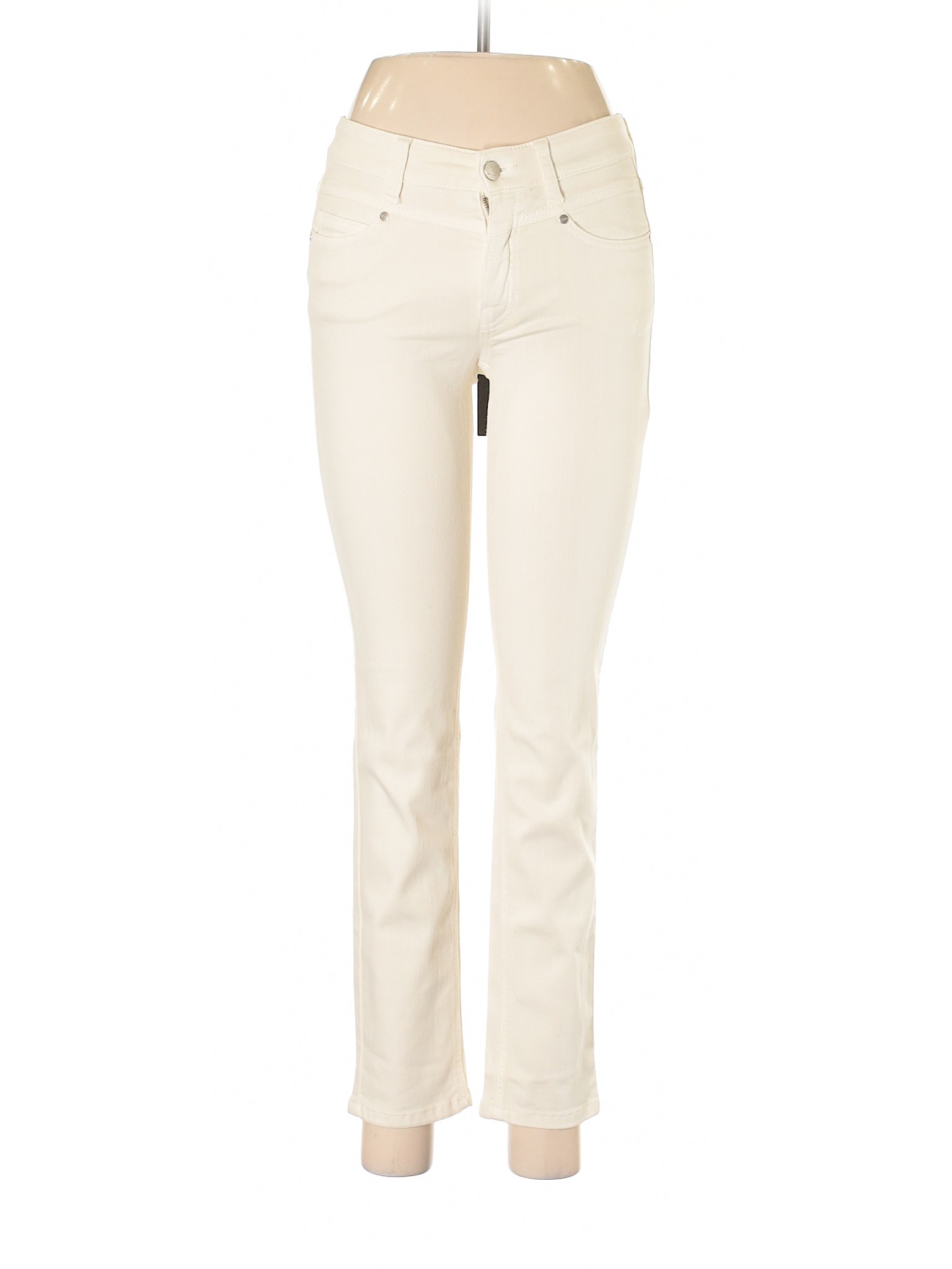 NWT Cambio Jeans Women Ivory Jeans 28W | eBay