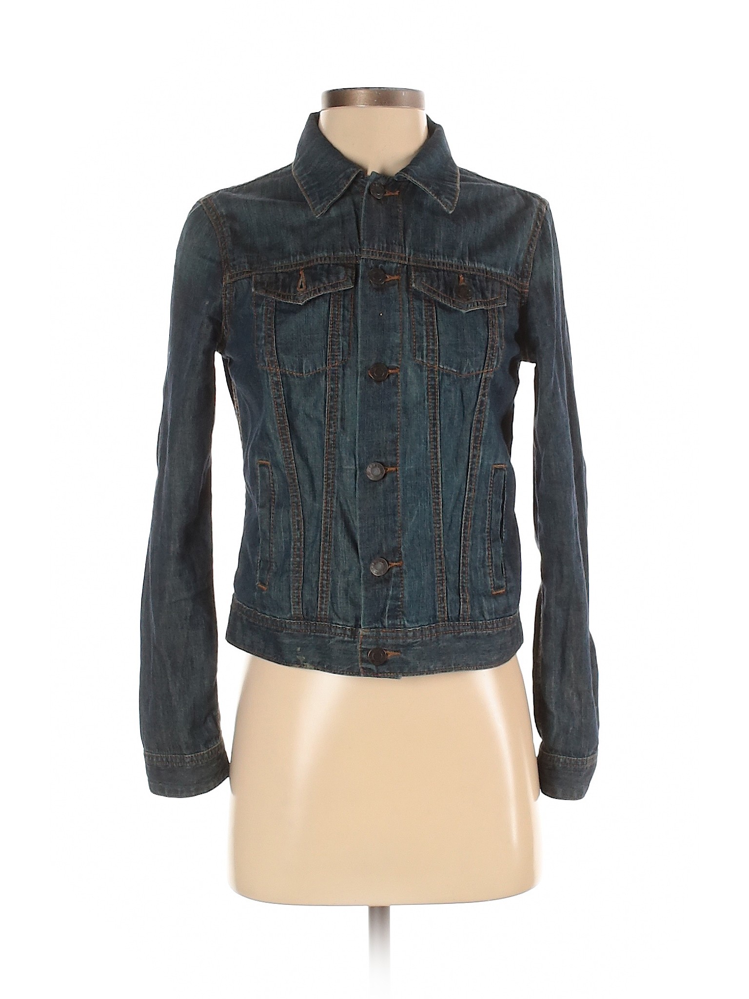 Talbots Women Blue Denim Jacket P | eBay