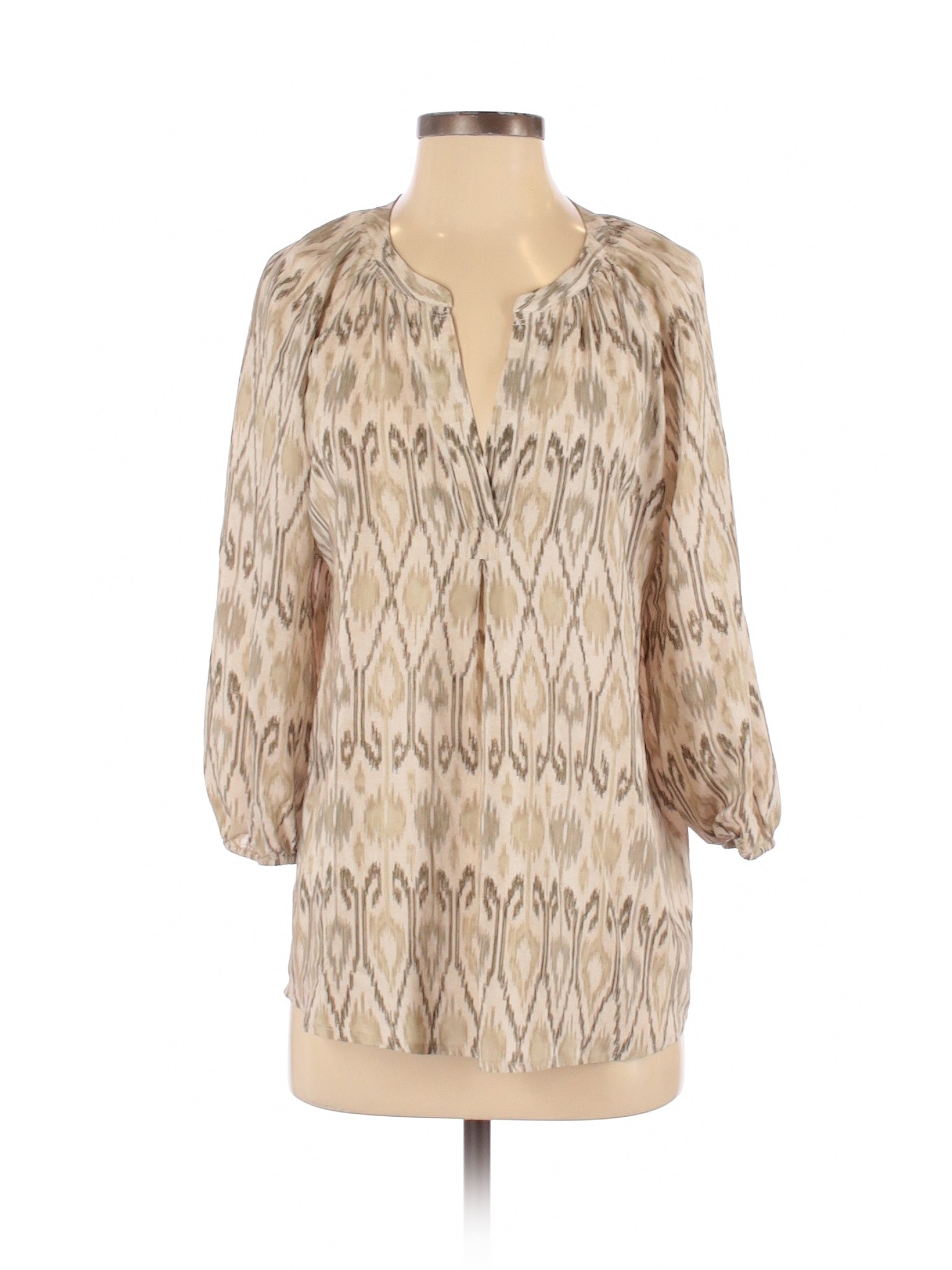 Joie Women Brown 3/4 Sleeve Silk Top S | eBay