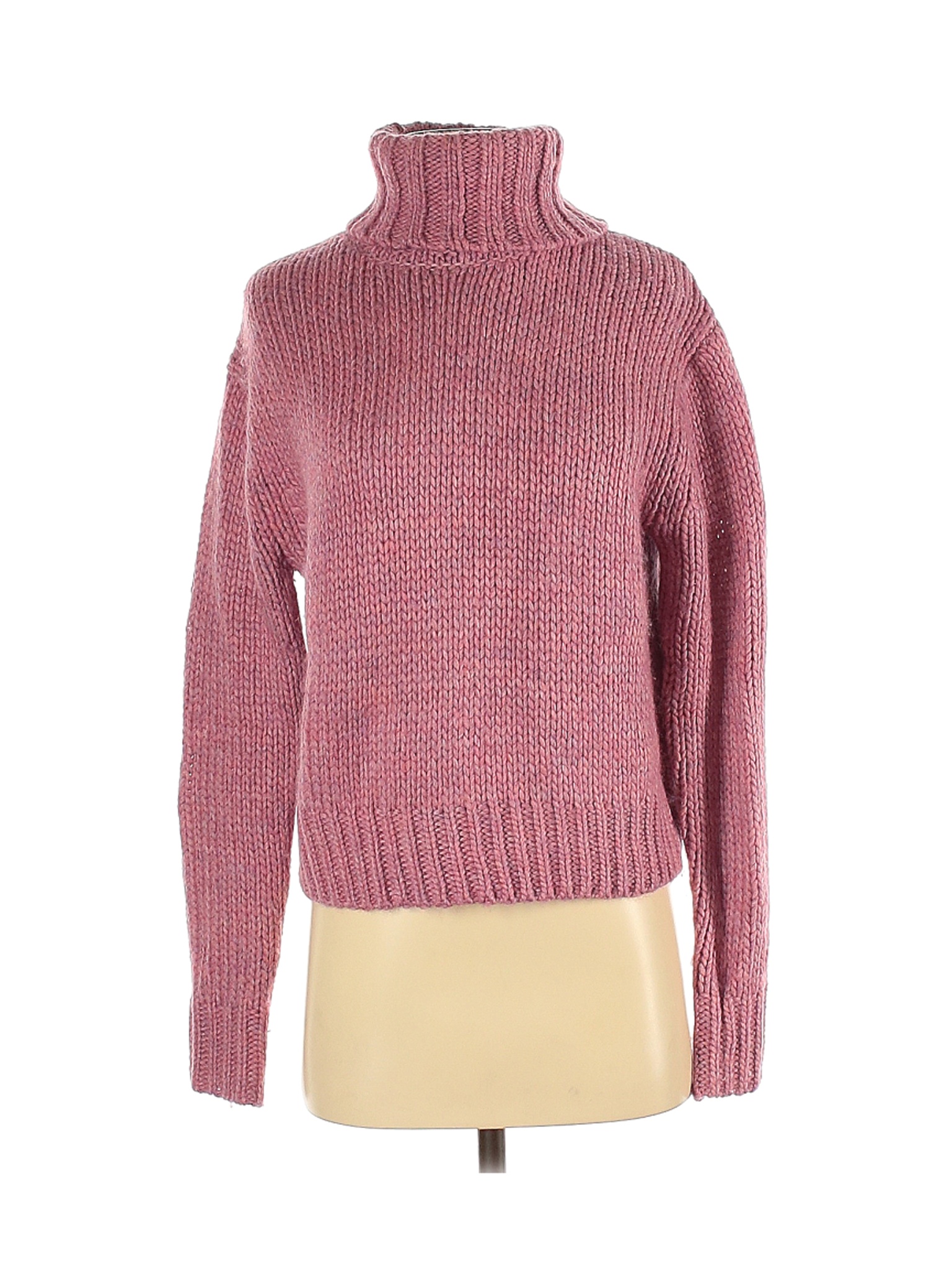 J.Crew Women Pink Turtleneck Sweater XS | eBay
