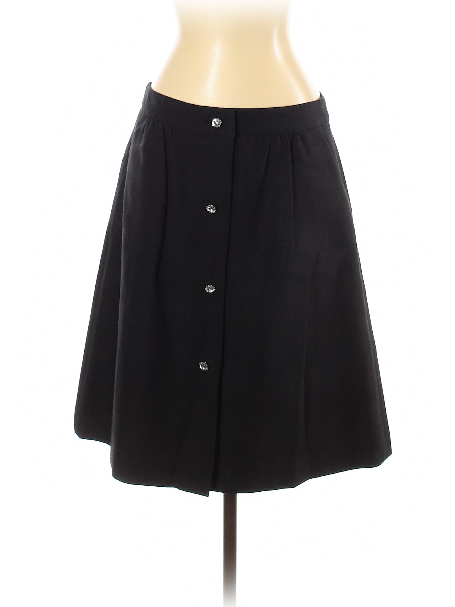 Talbots Solid Black Casual Skirt Size 4 - 87% off | thredUP