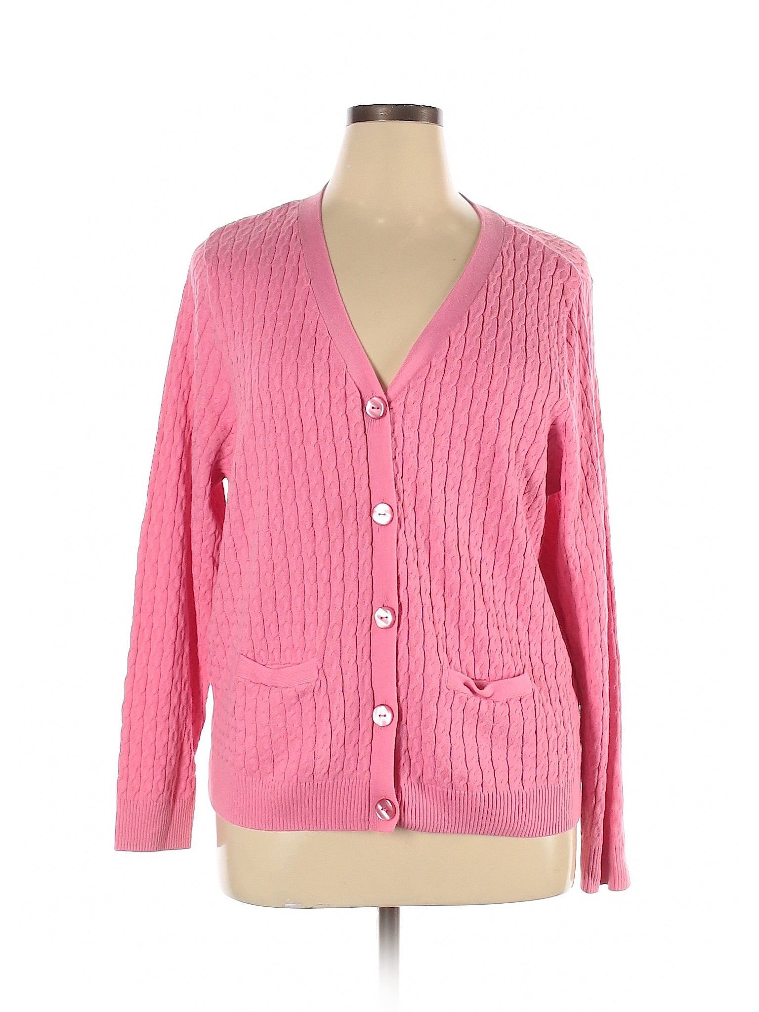 Appleseeds Women Pink Cardigan XL | eBay