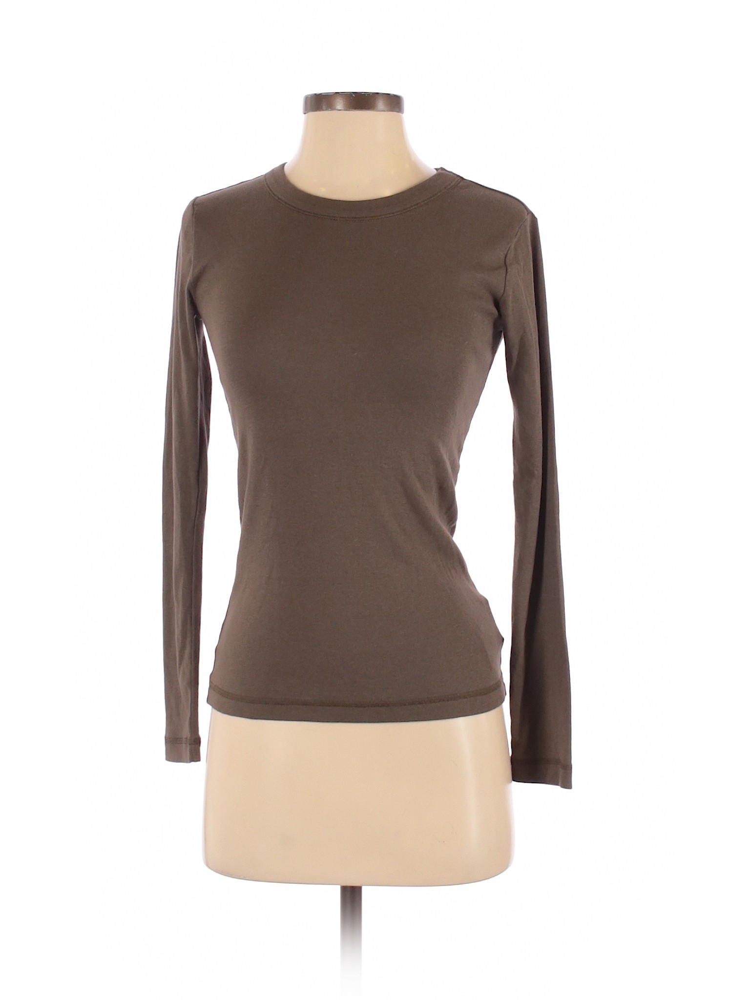 Gap Women Brown Long Sleeve T-Shirt XS | eBay