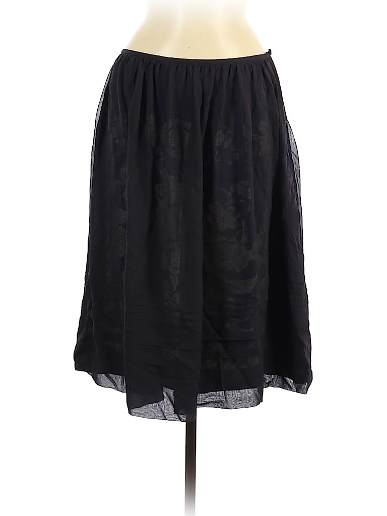 Armand Ventilo 100% Silk Black Silk Skirt Size 44 (IT) - 56% off | thredUP