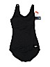 Speedo 100% Polyester Black One Piece Swimsuit Size 14 - photo 1
