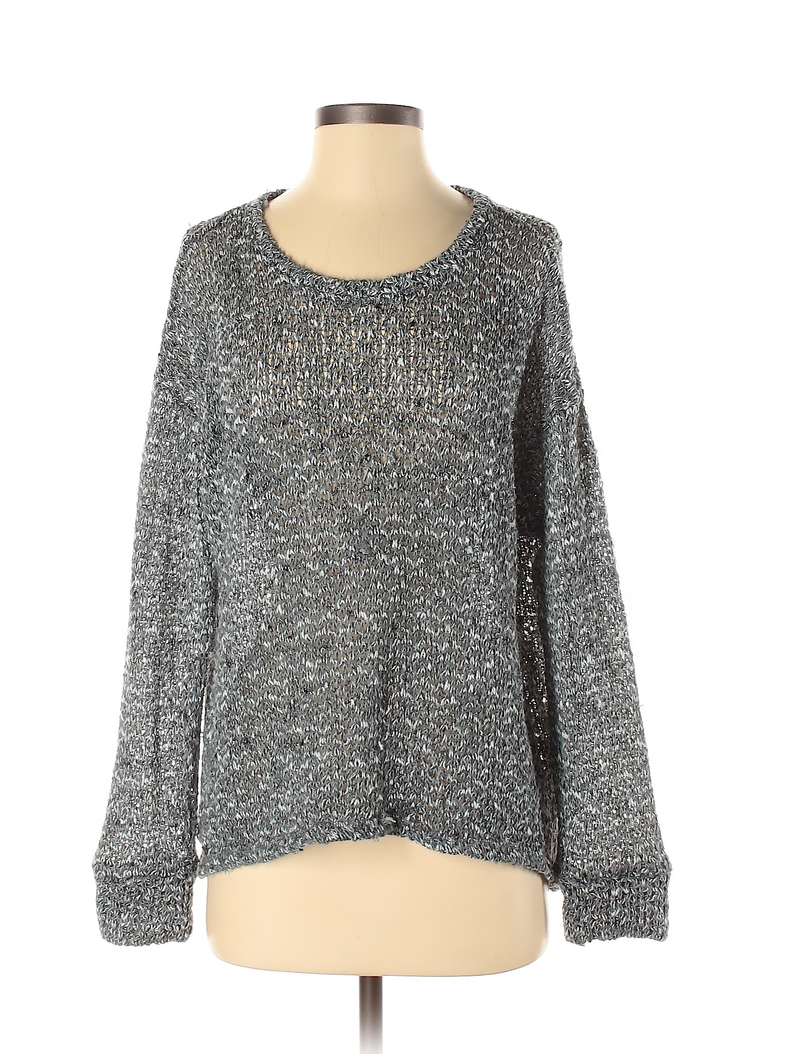 Apt. 9 Women Gray Pullover Sweater M | eBay