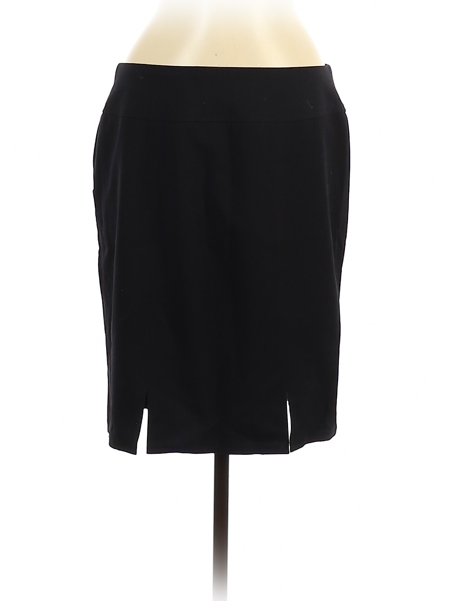 Adrienne Vittadini Women Black Casual Skirt 8 | eBay
