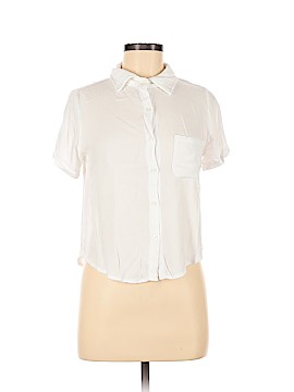 Brandy Melville Short Sleeve Button-Down Shirt