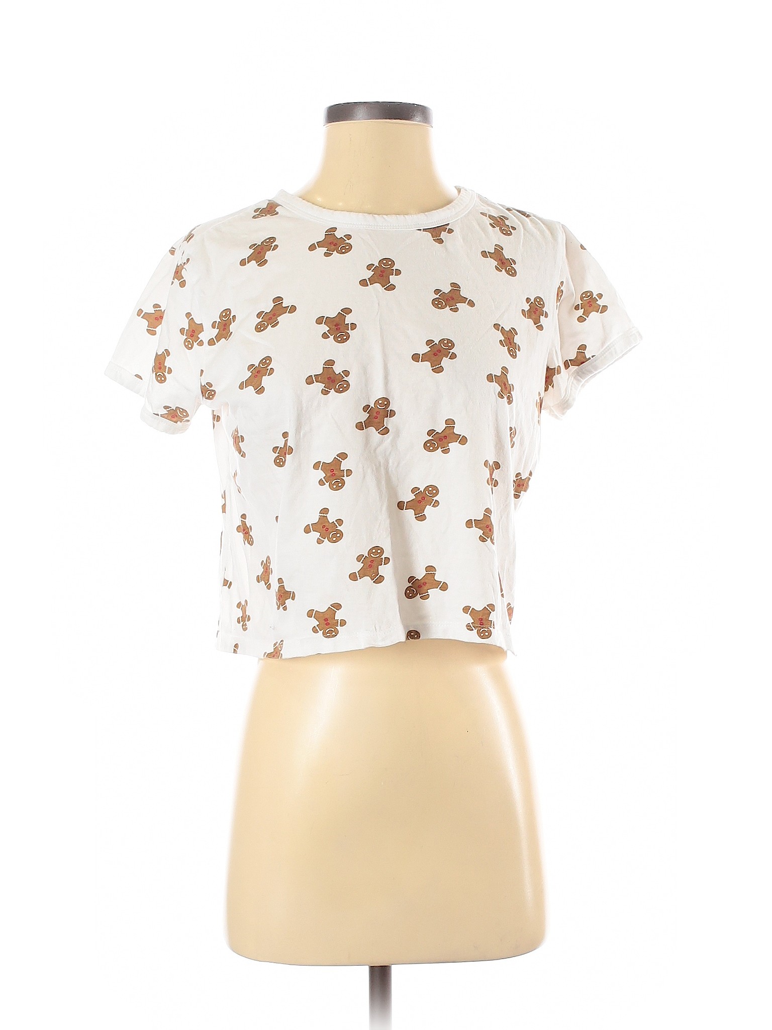 Messy Bun Just Chillin Women White Short Sleeve TShirt S eBay