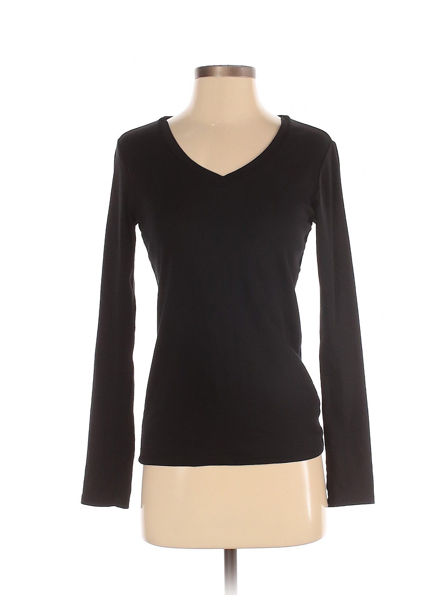Uniqlo Women Black Long Sleeve T-Shirt S | eBay