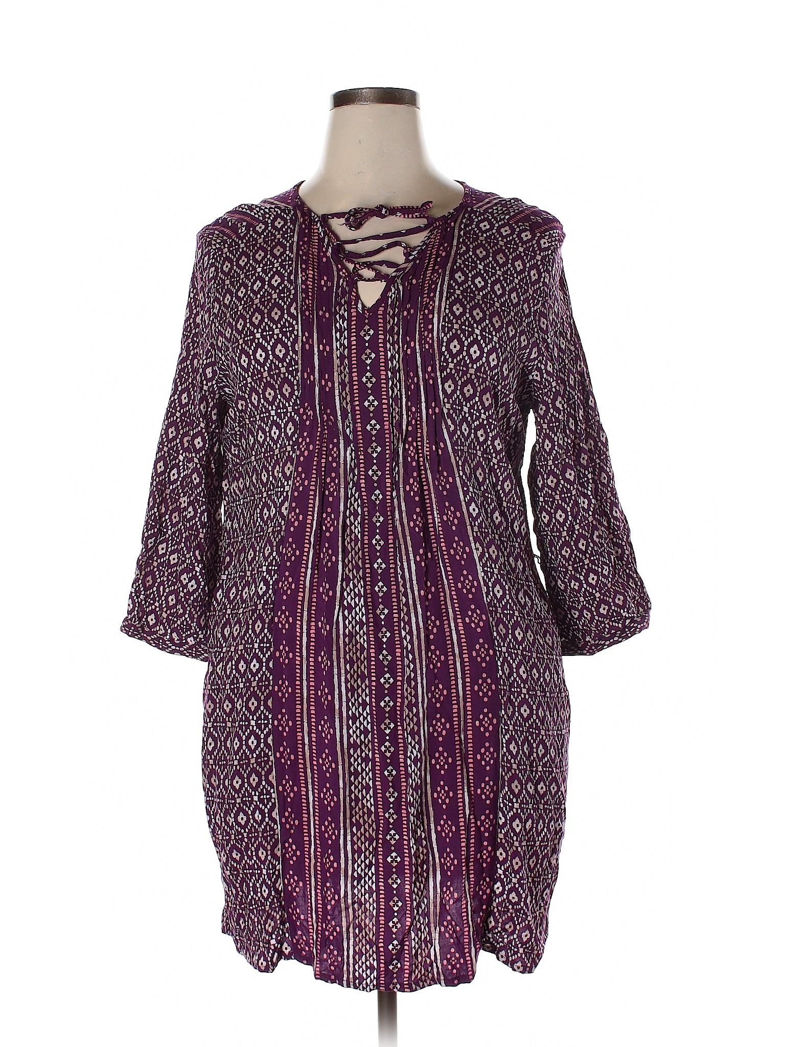 SONOMA life + style Women Purple Casual Dress XL | eBay