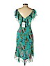 WAYF 100% Polyester Teal Casual Dress Size XS - photo 2