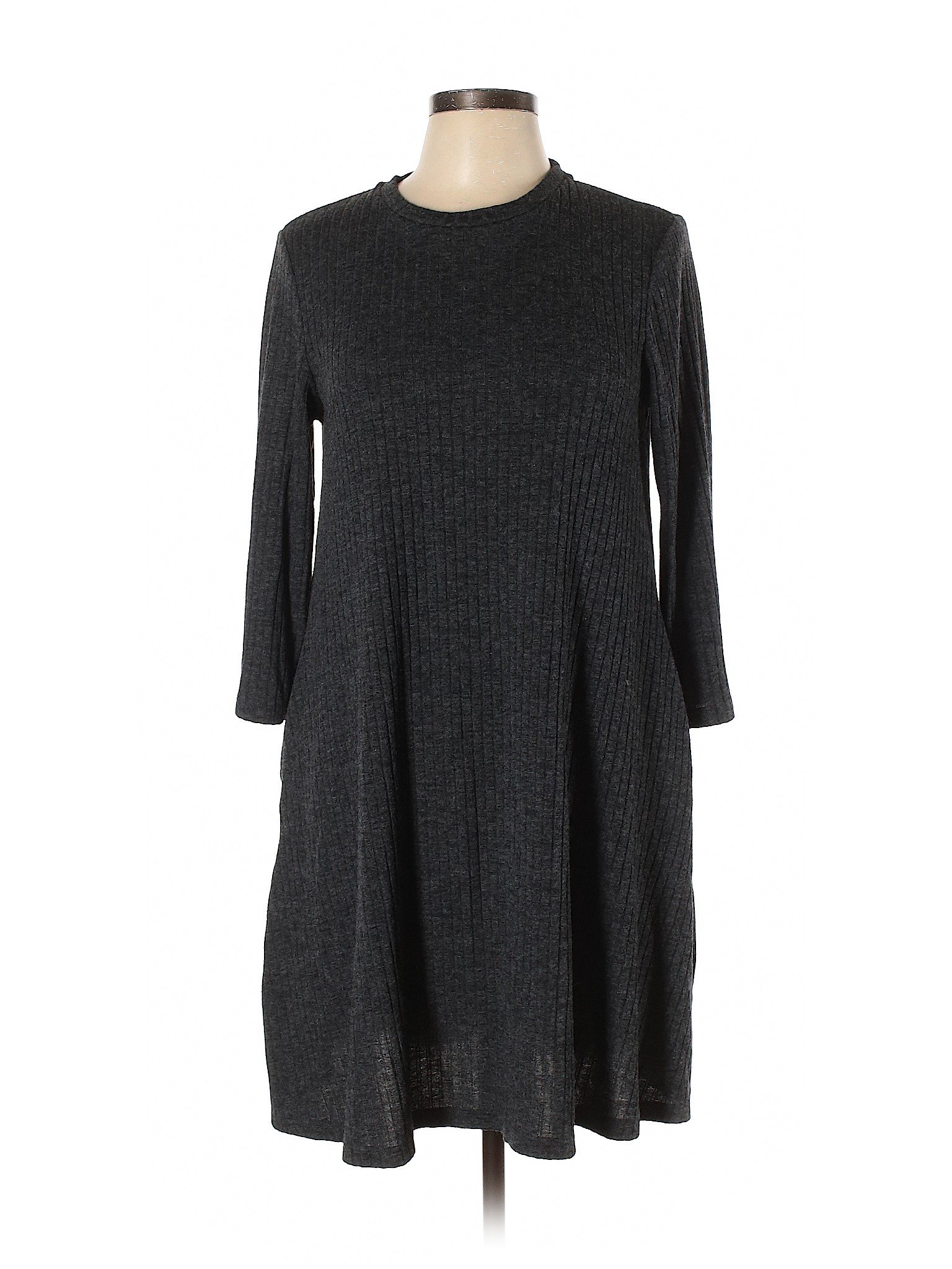 Uniqlo Women Black Casual Dress L | eBay