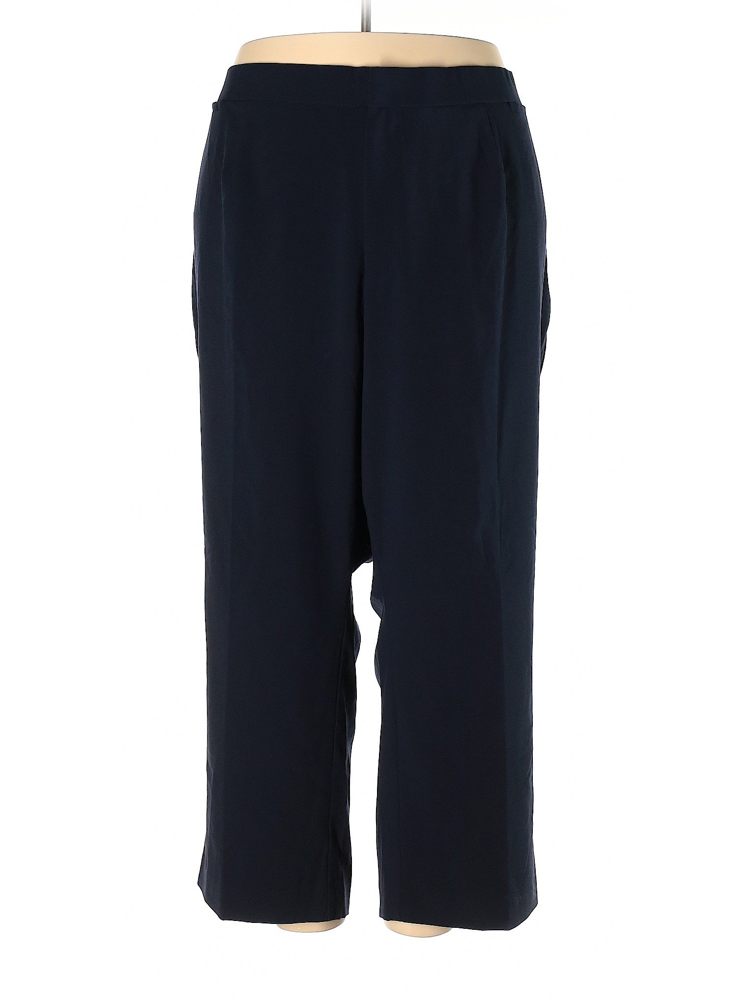 Catherines Women Black Dress Pants 32 Plus | eBay