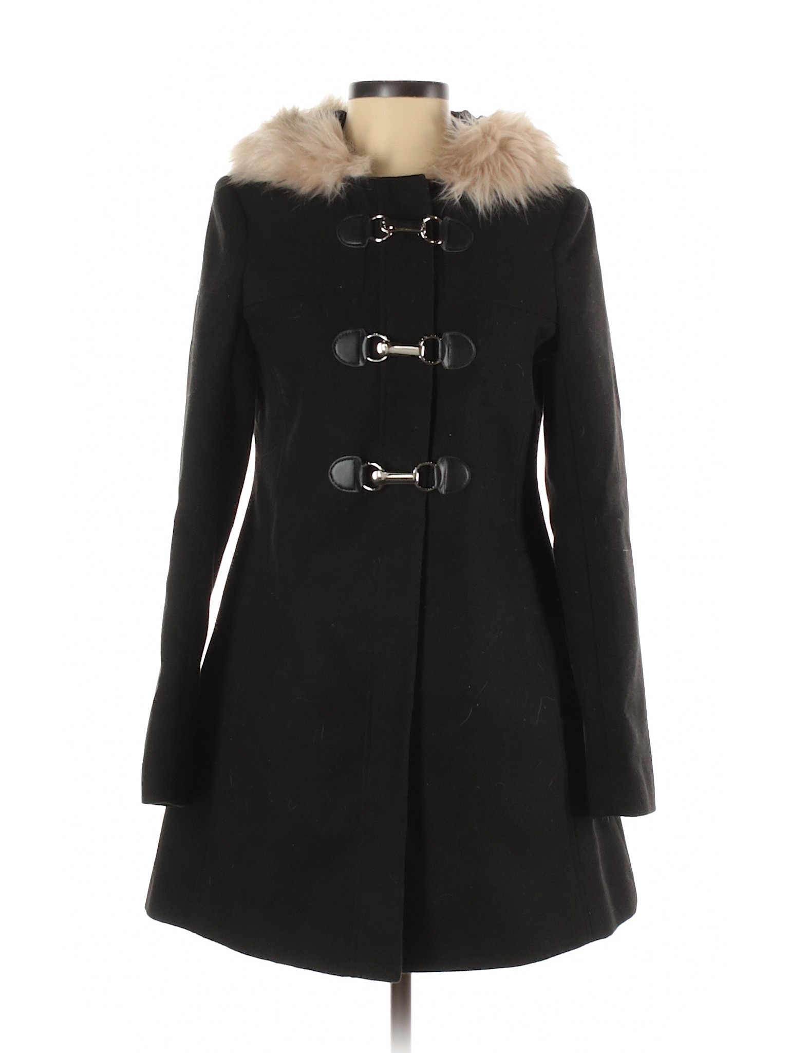 ASOS Women Black Coat 4 | eBay