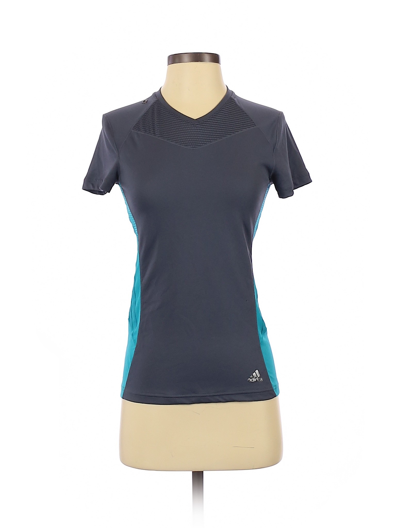Adidas Women Gray Active T-Shirt S | eBay