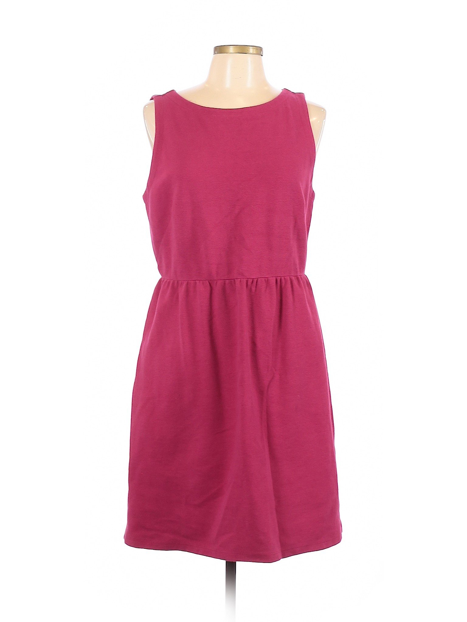 Ann Taylor LOFT Women Pink Casual Dress 12 | eBay