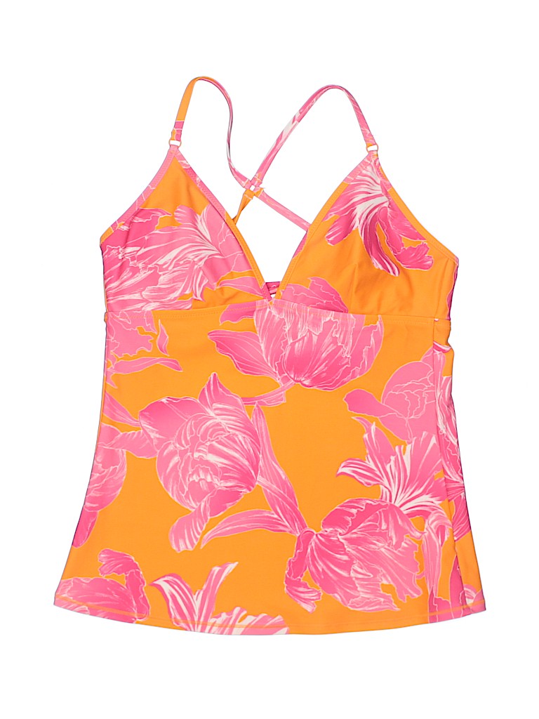 Athleta Tropical Multi Color Orange Swimsuit Top Size XXS 44 off